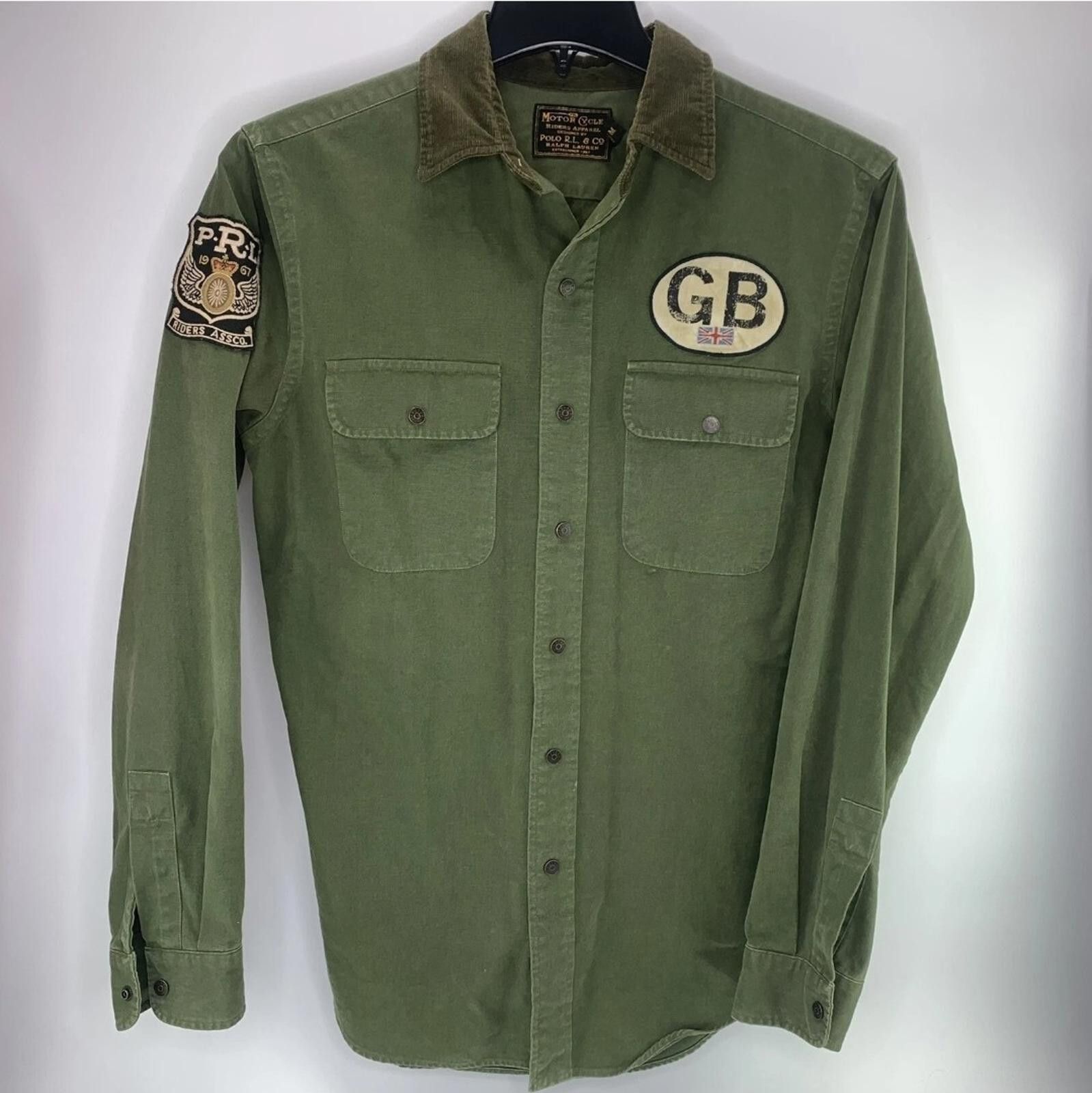 Polo Ralph Lauren Polo Ralph Lauren Great Britain Motorcycle Shirt Jacket M Size US M / EU 48-50 / 2 - 2 Thumbnail