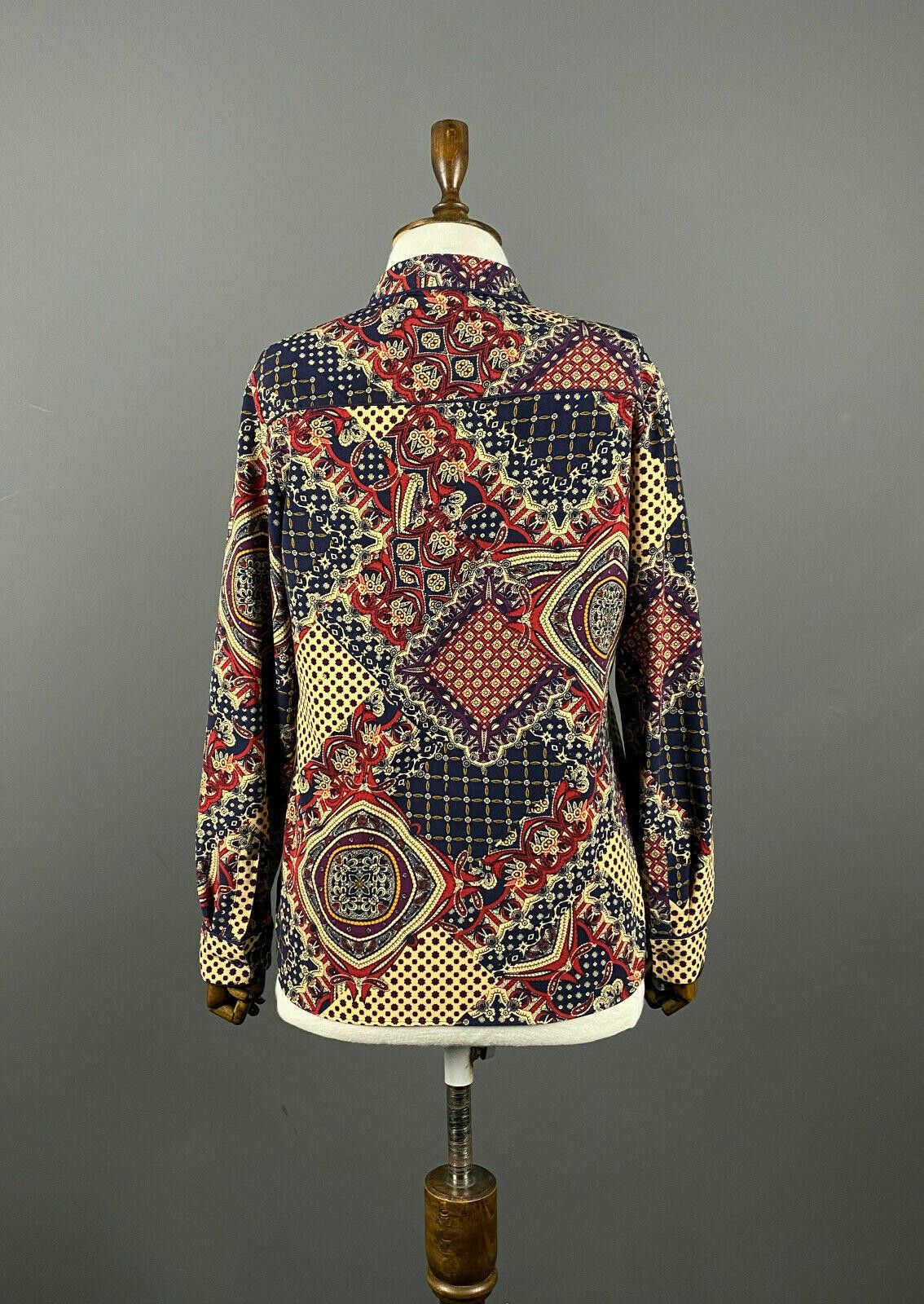 Kokaine Kookai Multicoloured Geometric Polyester Shirt Size 40 Size M / US 6-8 / IT 42-44 - 5 Thumbnail