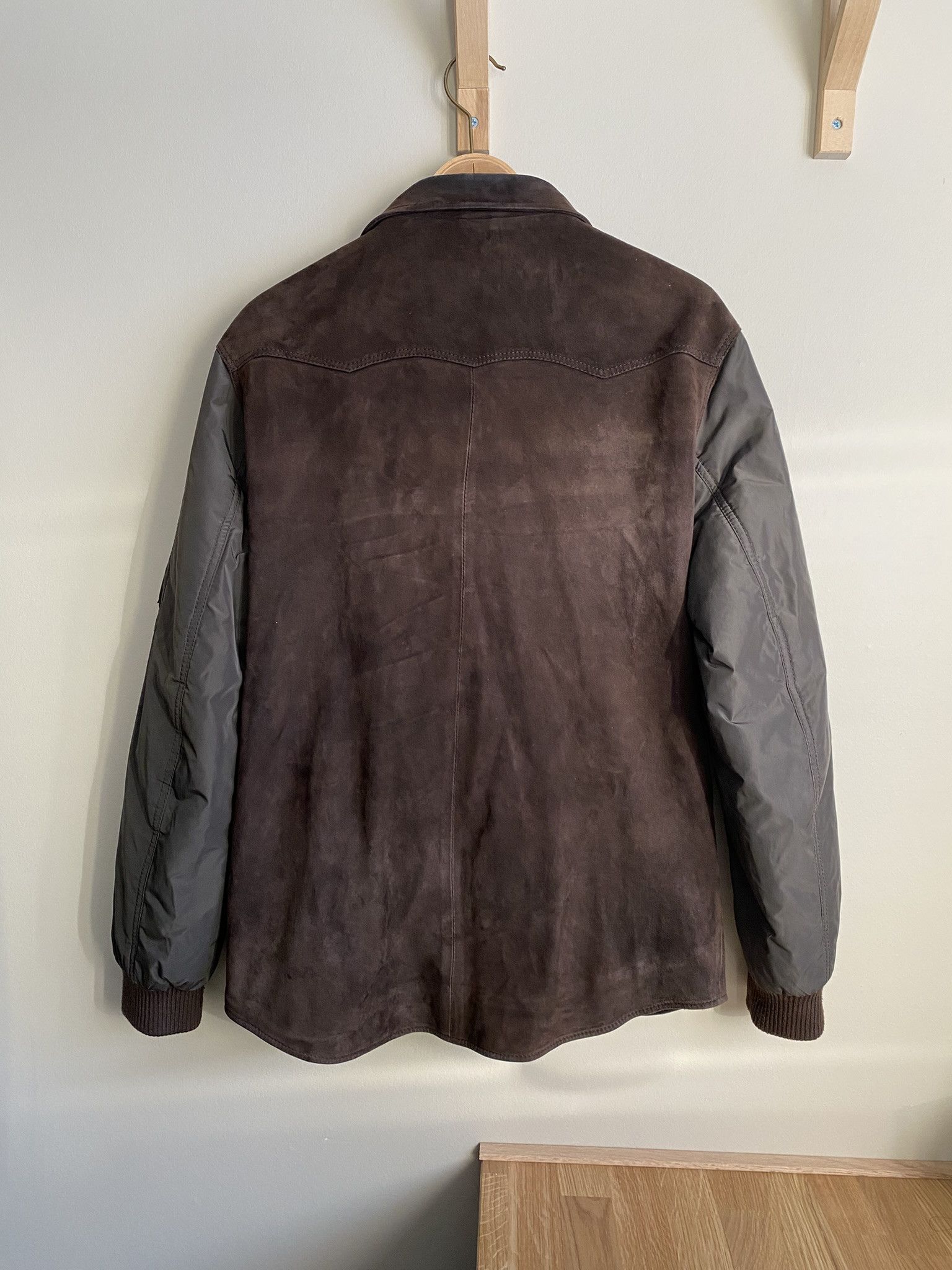 Martin Asbjorn FW16 Hybrid Leather Bomber Jacket Size US M / EU 48-50 / 2 - 2 Thumbnail