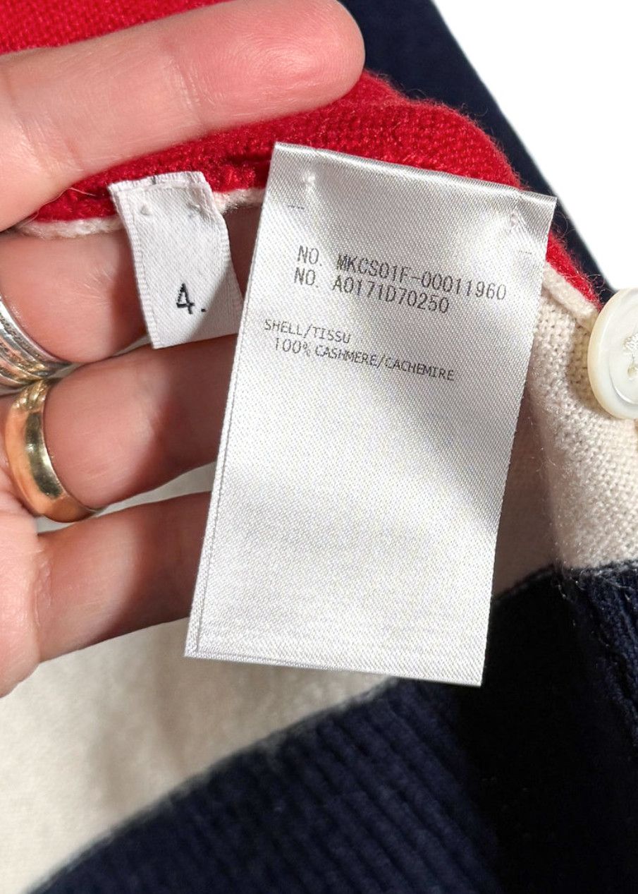 Thom Browne Thom Browne Tricolour Colourblock Cashmere Cardigan Sweater Size US XL / EU 56 / 4 - 7 Thumbnail