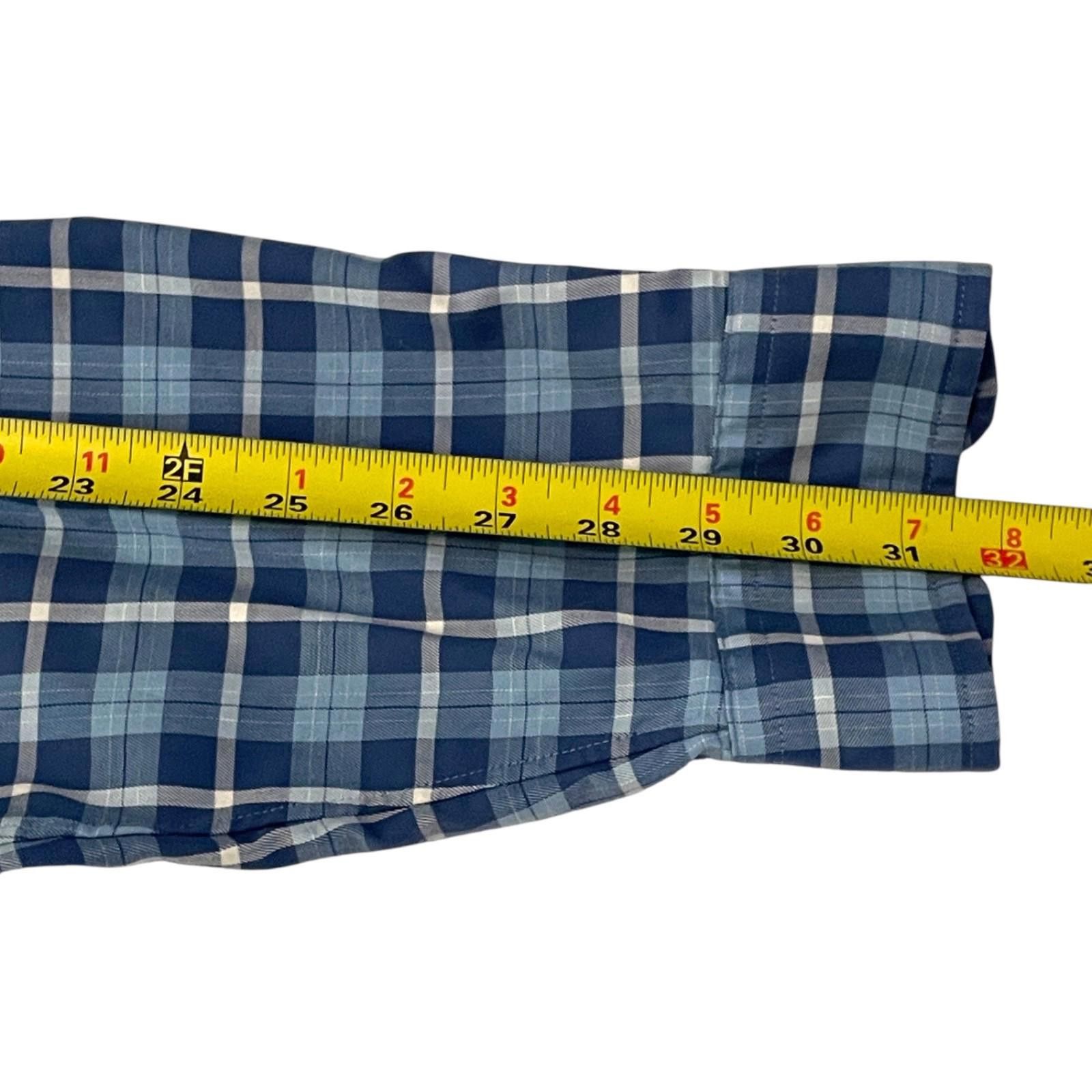 Vineyard Vines Vineyard Vines Mens Slim Fit Tucker Shirt XXL Blue Plaid LS Size US XXL / EU 58 / 5 - 8 Thumbnail
