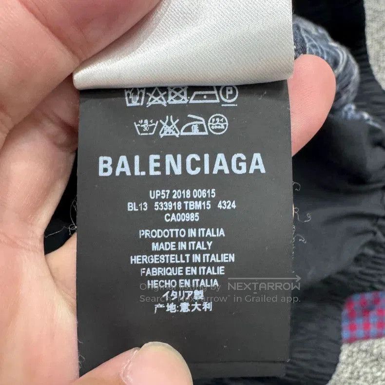 Balenciaga Balenciaga Plaid Patchwork Jacket. Size US XL / EU 56 / 4 - 4 Thumbnail