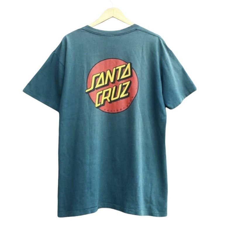 Santa Cruz Skateboards Vintage 90s Santa Cruz Skateboards Dot T-Shirt L Oneita USA Size US L / EU 52-54 / 3 - 13 Thumbnail