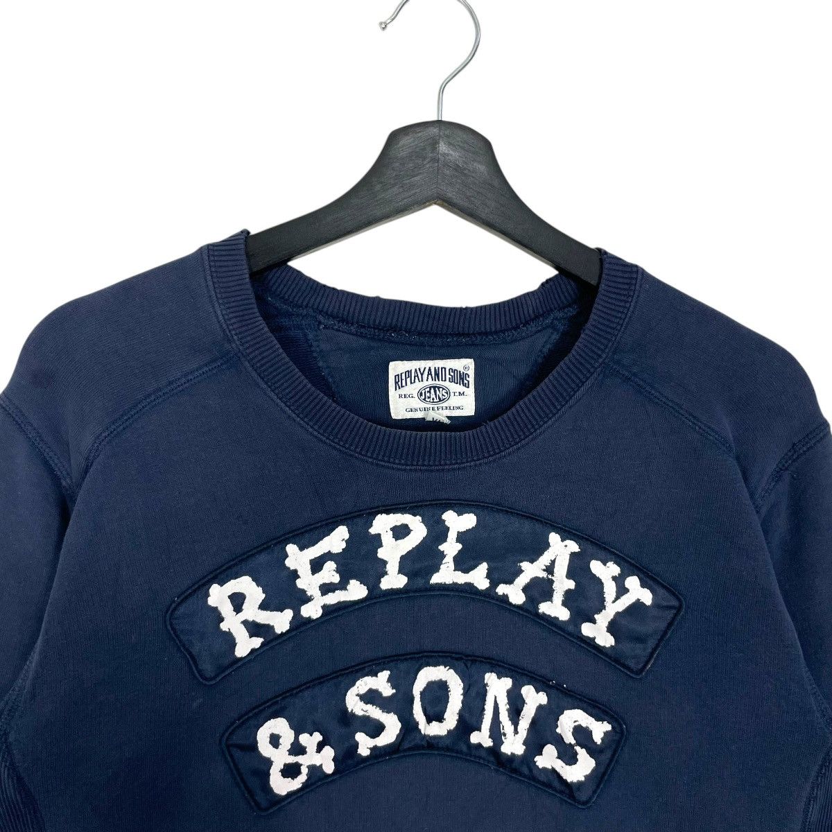 Replay Vintage Replay And Sons Sweatshirt Crewneck Patches Sweater Size US S / EU 44-46 / 1 - 8 Thumbnail