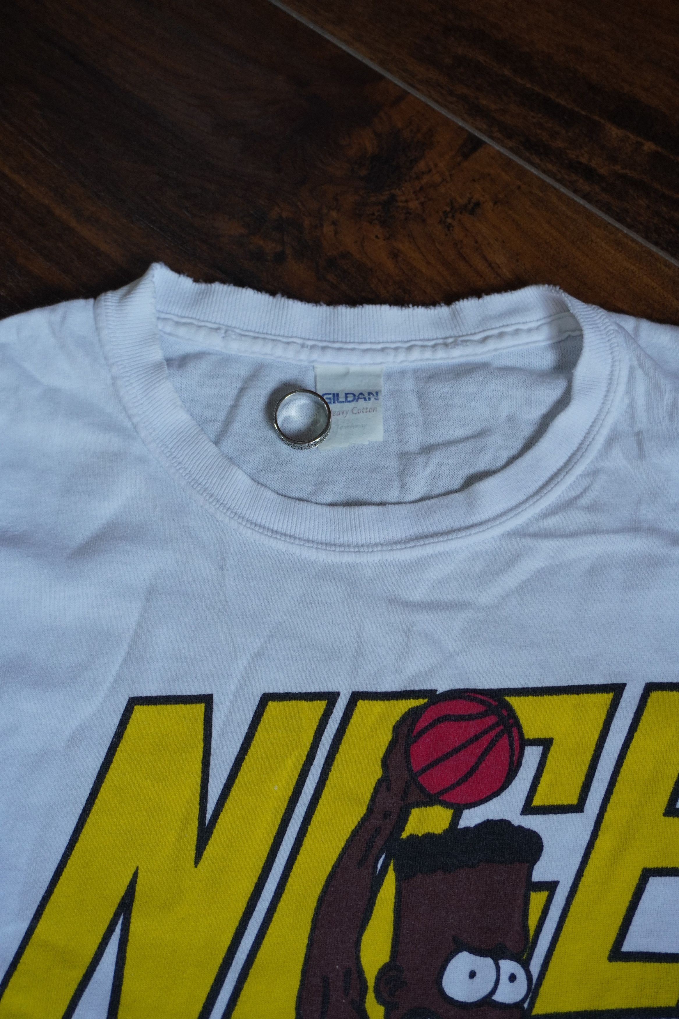 Vintage The Simpsons Nike Parody Distressed T-Shirt Size US M / EU 48-50 / 2 - 3 Thumbnail