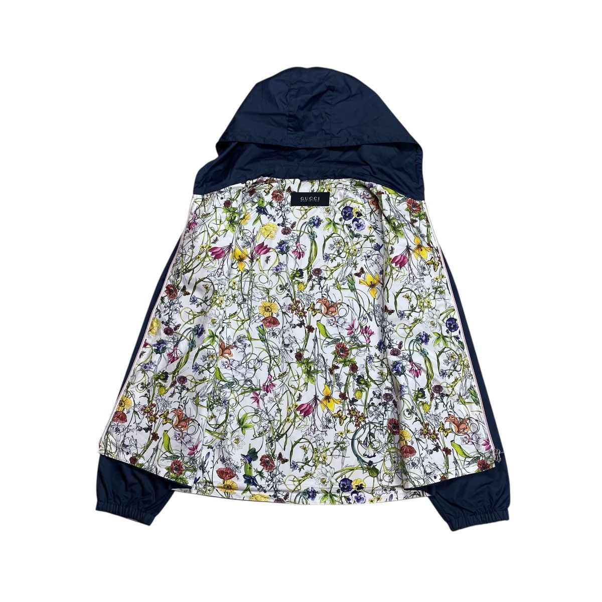 Gucci Gucci Floral Inner Full Printed Double Zipper Hooded Jacket Size US M / EU 48-50 / 2 - 4 Thumbnail