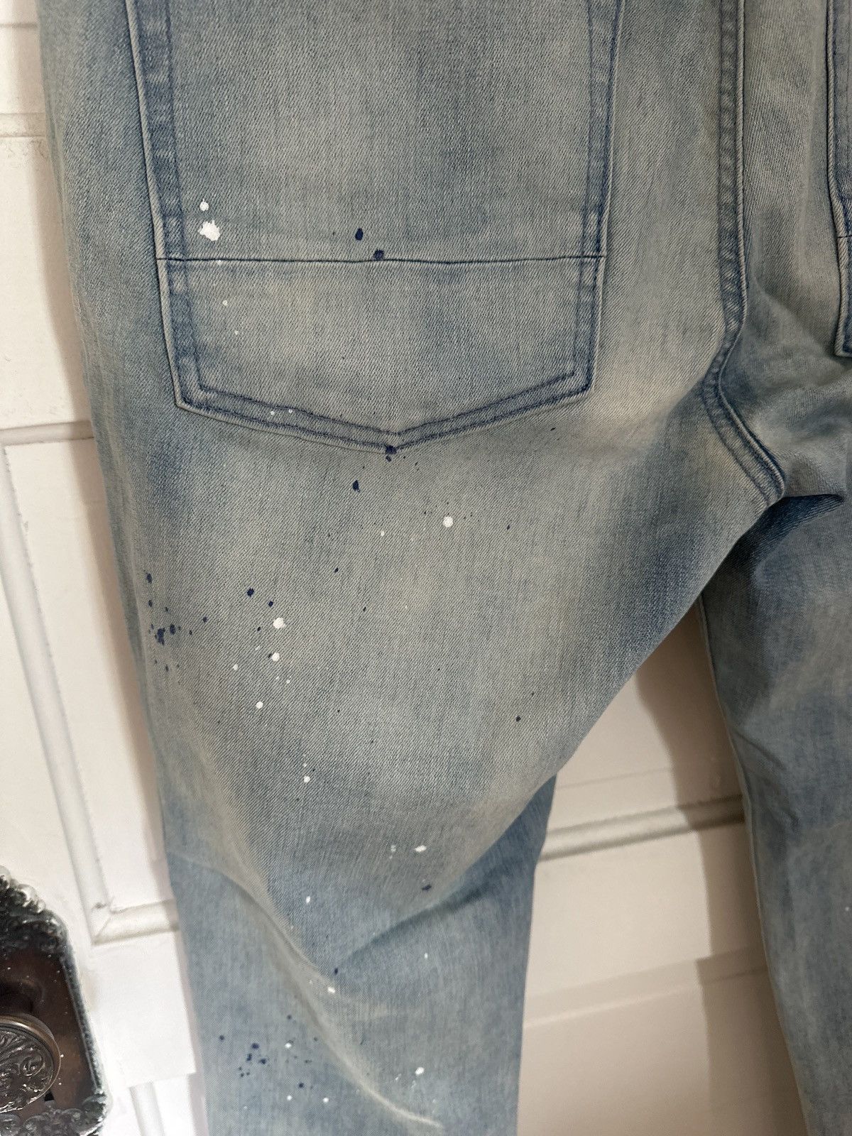 Pacsun Skinny ripped paint splattered denim Size US 32 / EU 48 - 5 Thumbnail
