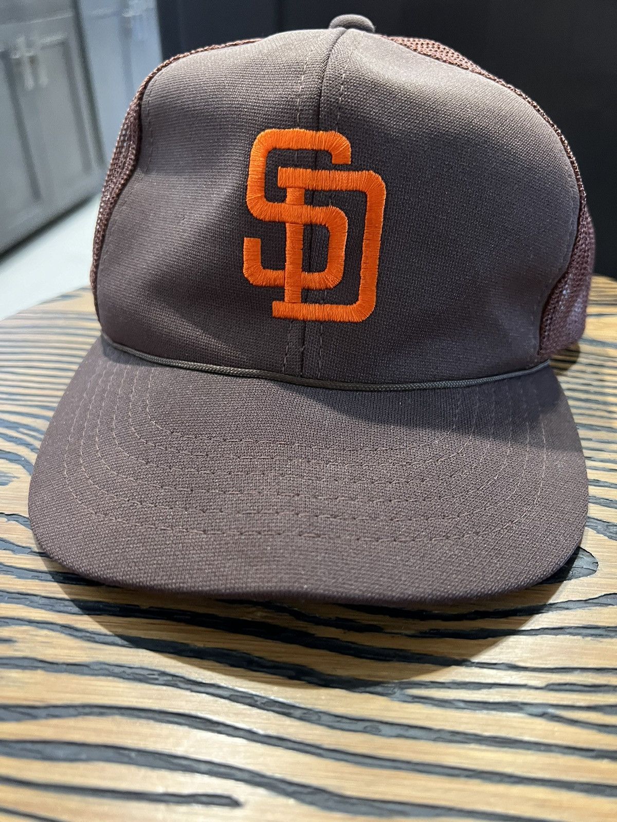 MLB Vintage San Diego Padres Trucker Hat Size ONE SIZE - 2 Thumbnail