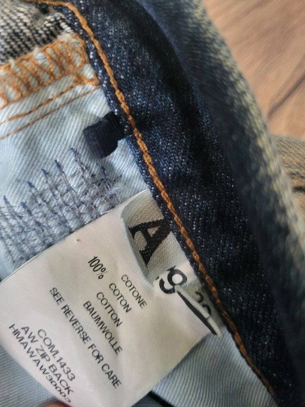1017 ALYX 9SM × Alyx ALYX Back Zip Distressed mudwash denim pants. Size US 29 - 7 Thumbnail
