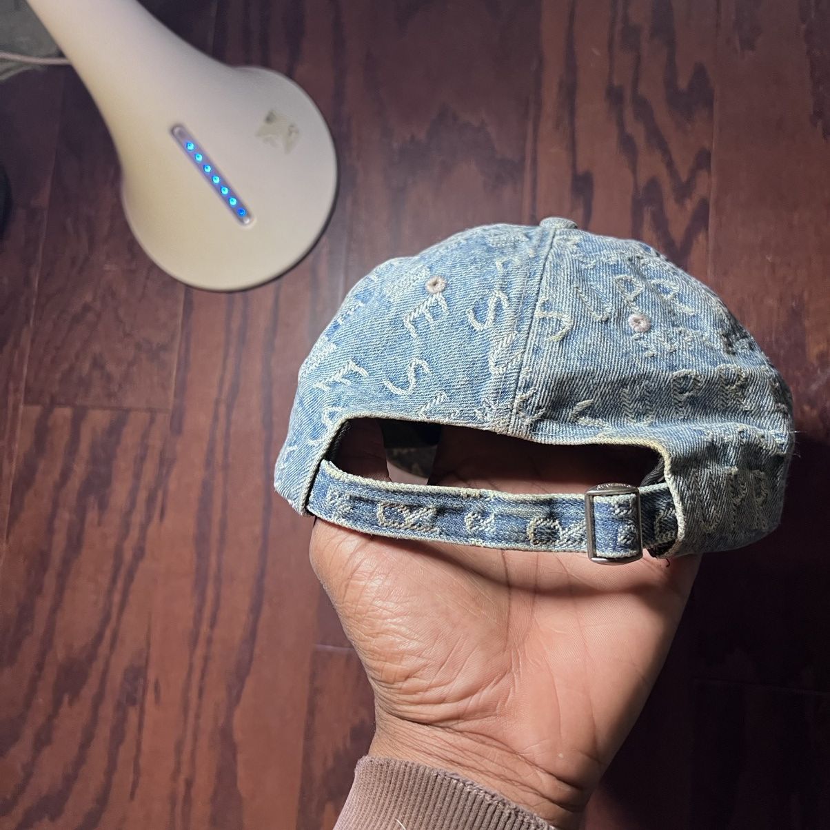 Supreme Supreme Warp Jacquard Logos Denim 6-Panel cap Size ONE SIZE - 5 Thumbnail