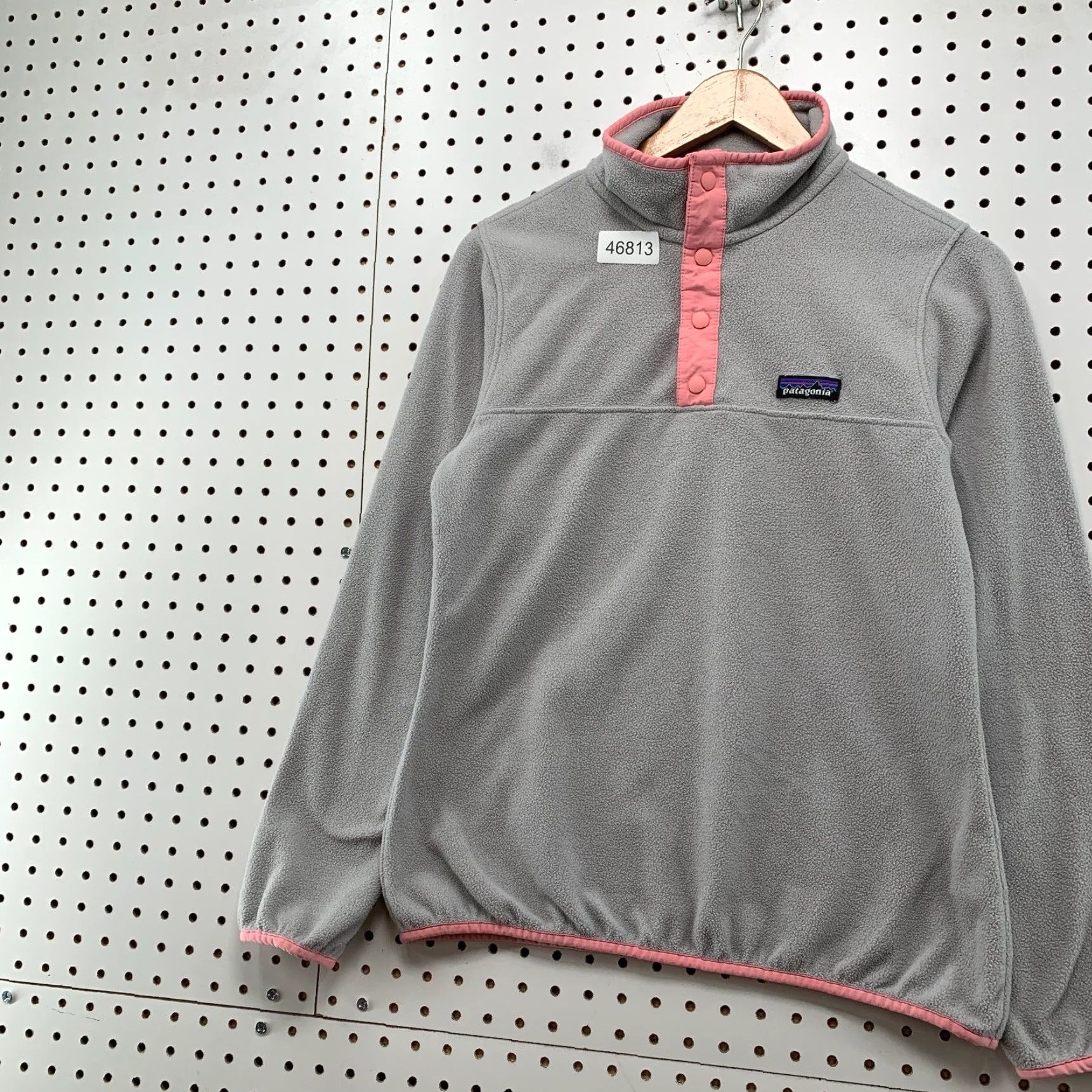 Patagonia Patagonia Women's Fleece Pullover Snap T Micro D Synchilla Jacket Gray Pink Small Slim Fit Version? Size S / US 4 / IT 40 - 5 Thumbnail