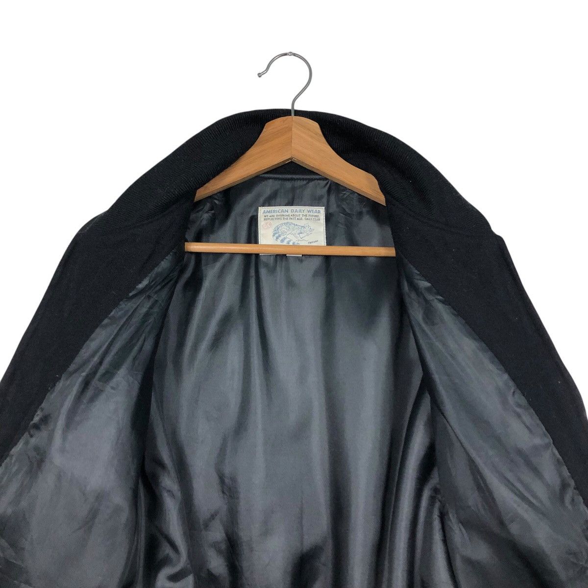 Japanese Brand 📌Vintage Bomber Leather Jacket American Wear Raccoon Size US M / EU 48-50 / 2 - 15 Thumbnail