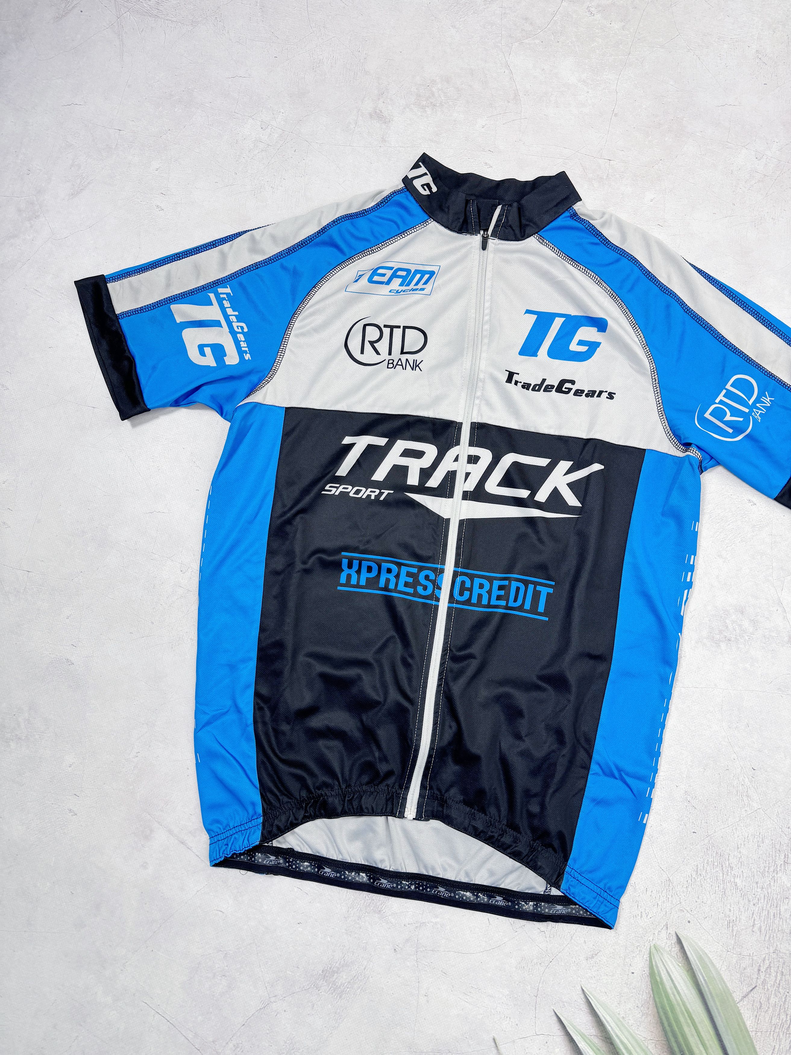 Sports Specialties Crane Cycling Jersey Track Sport RTD Bank Trade Gears Size US M / EU 48-50 / 2 - 2 Thumbnail