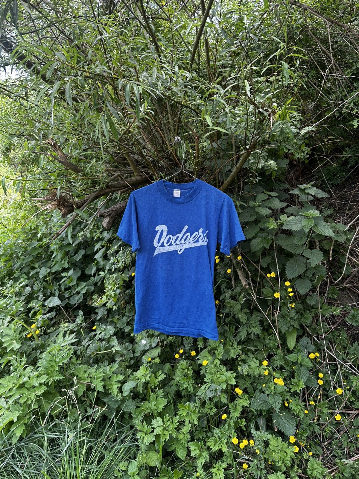 Vintage Vintage 70’s blue dodgers tee Size US S / EU 44-46 / 1 - 1 Thumbnail