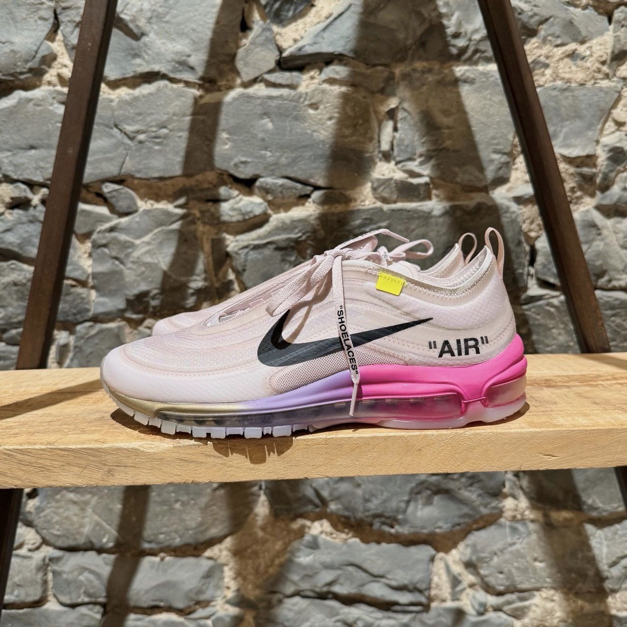 Nike × Off-White Nike X Off-White 10 Elemental Rose Serena Air Max 97 Sneaker Size US 9 / EU 42 - 5 Thumbnail