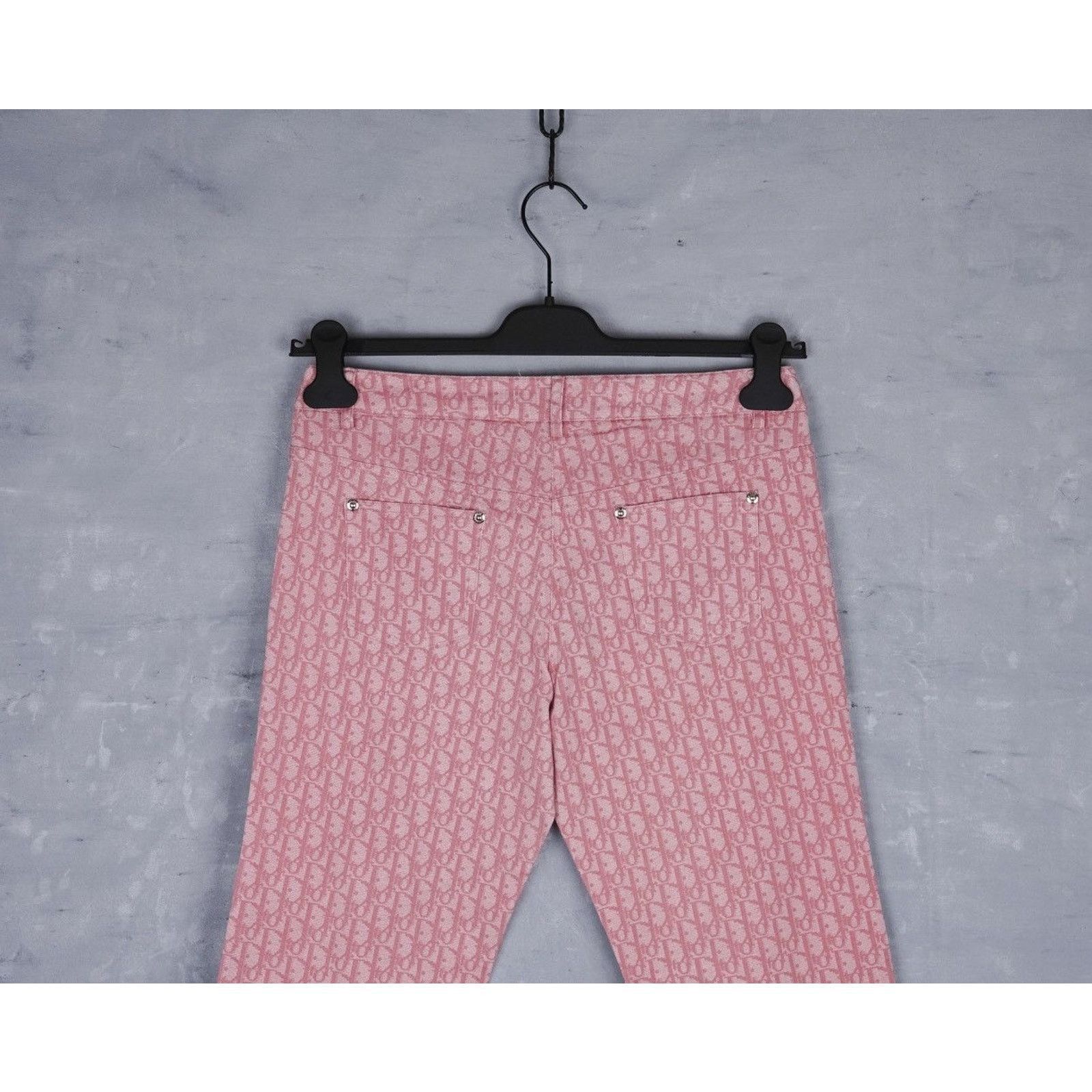 Dior Vintage dior pink women’s monogram logo y2k pants Size 32" / US 10 / IT 46 - 5 Thumbnail