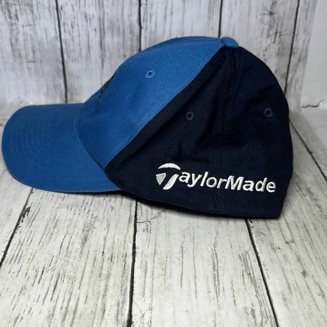 Adidas Adidas TaylorMade Blue Golf Hat L/XL Men One Size Multicolor Snapback Size ONE SIZE - 2 Thumbnail