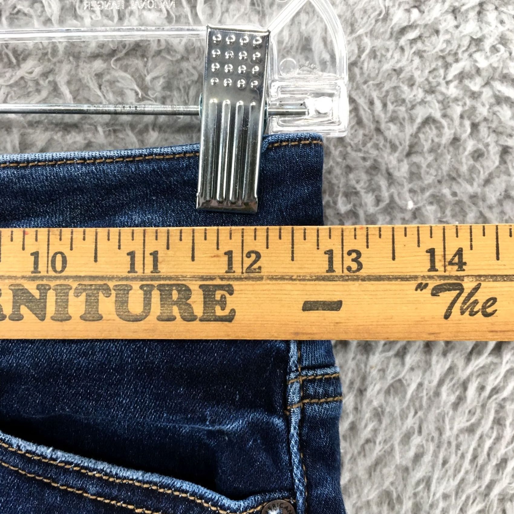 American Eagle Outfitters American Eagle Outfitters Mini Skirt Womens 00 Blue Dark Wash Denim Zip Pocket Pockets Comfort Classic 90s Style? Size 24" / US 00 / IT 34 - 4 Thumbnail
