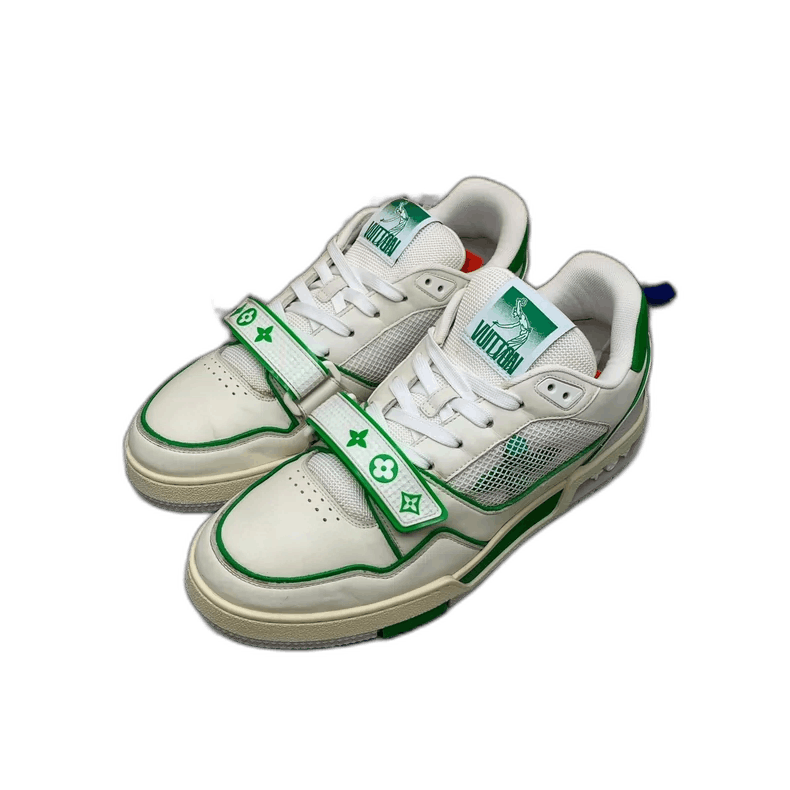 Louis Vuitton Trainer Lv White Green Velcro Sneakers Size 7.5-yf Size US 7.5 / EU 40-41 - 1 Thumbnail