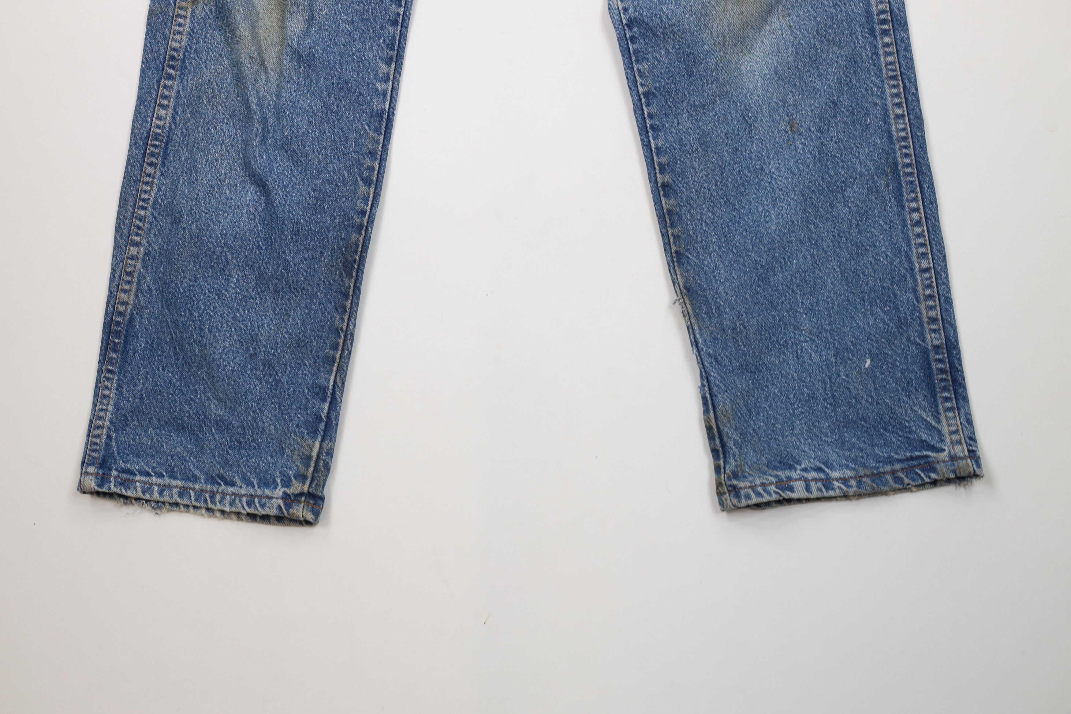 Vintage Vintage 90s Streetwear Straight Leg Denim Jeans Blue USA Size US 34 / EU 50 - 4 Thumbnail