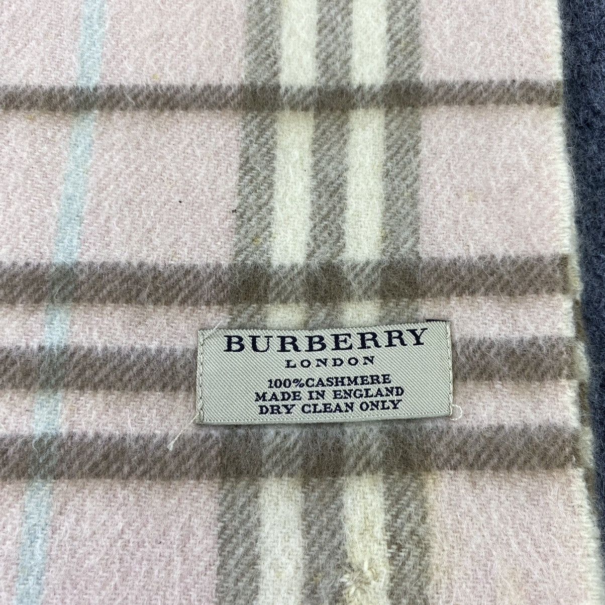 Burberry × Vintage Burberry Cashmere Scarf / Muffler / Neckwear-K015 Size ONE SIZE - 5 Thumbnail