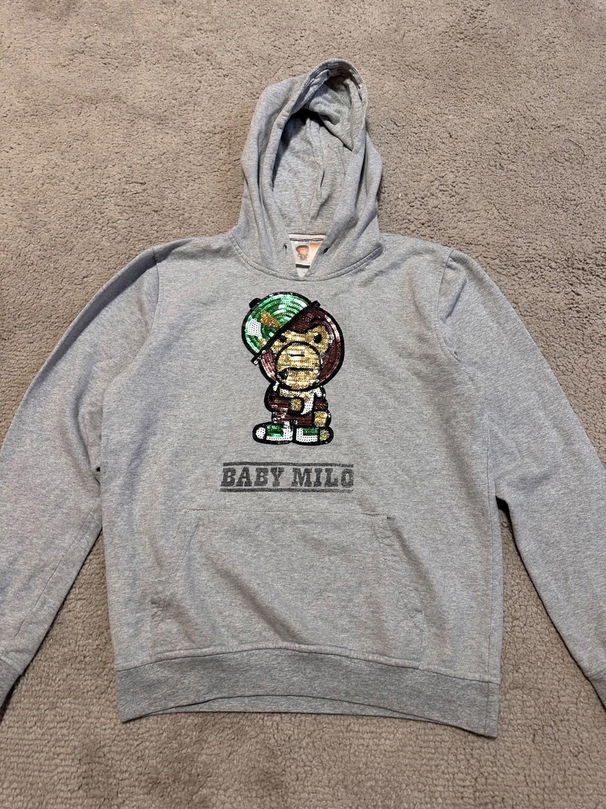 Other Vintage women Bathing Ape Gray Hoodie Bape Baby Milo Size M Size M / US 6-8 / IT 42-44 - 3 Thumbnail