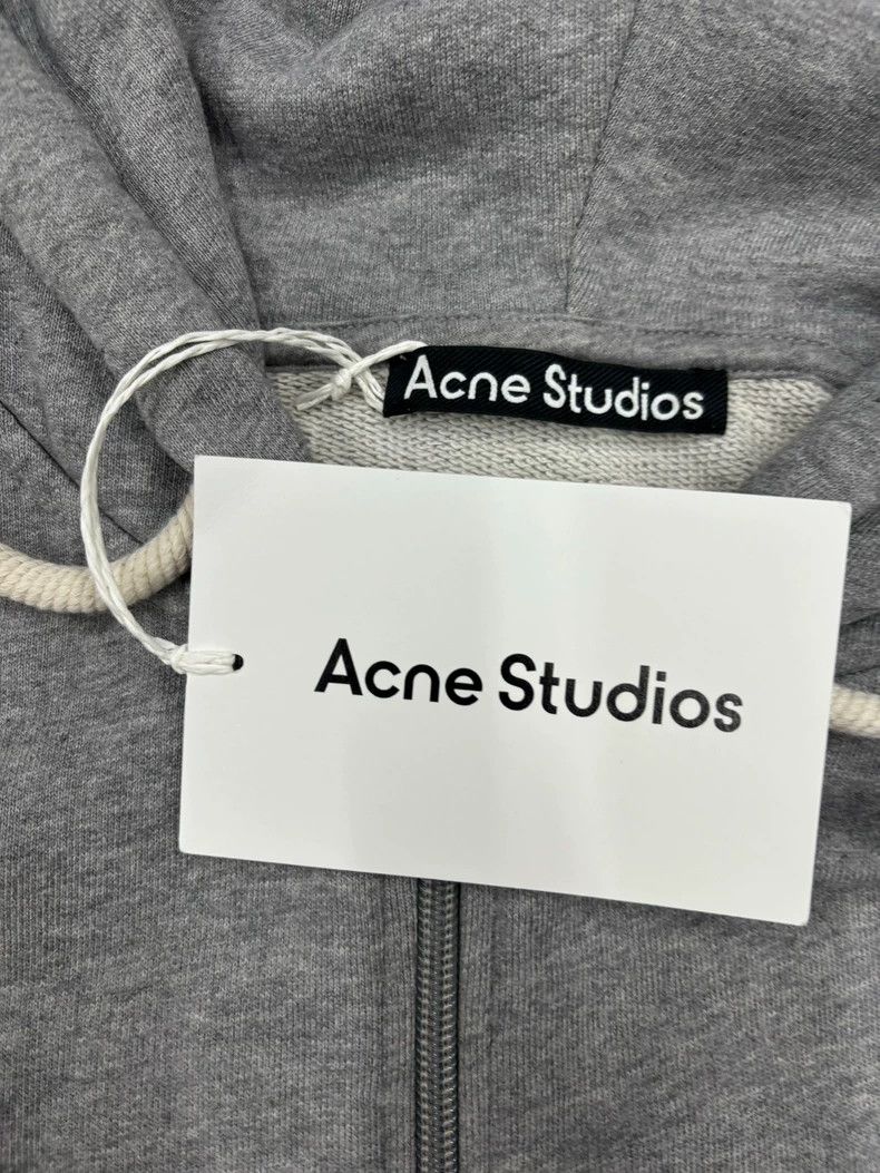 Acne Studios Acne Studios Solid Hooded Zip Long Sleeve Sweatshirt 2504-N Size US XXS / EU 40 - 3 Thumbnail