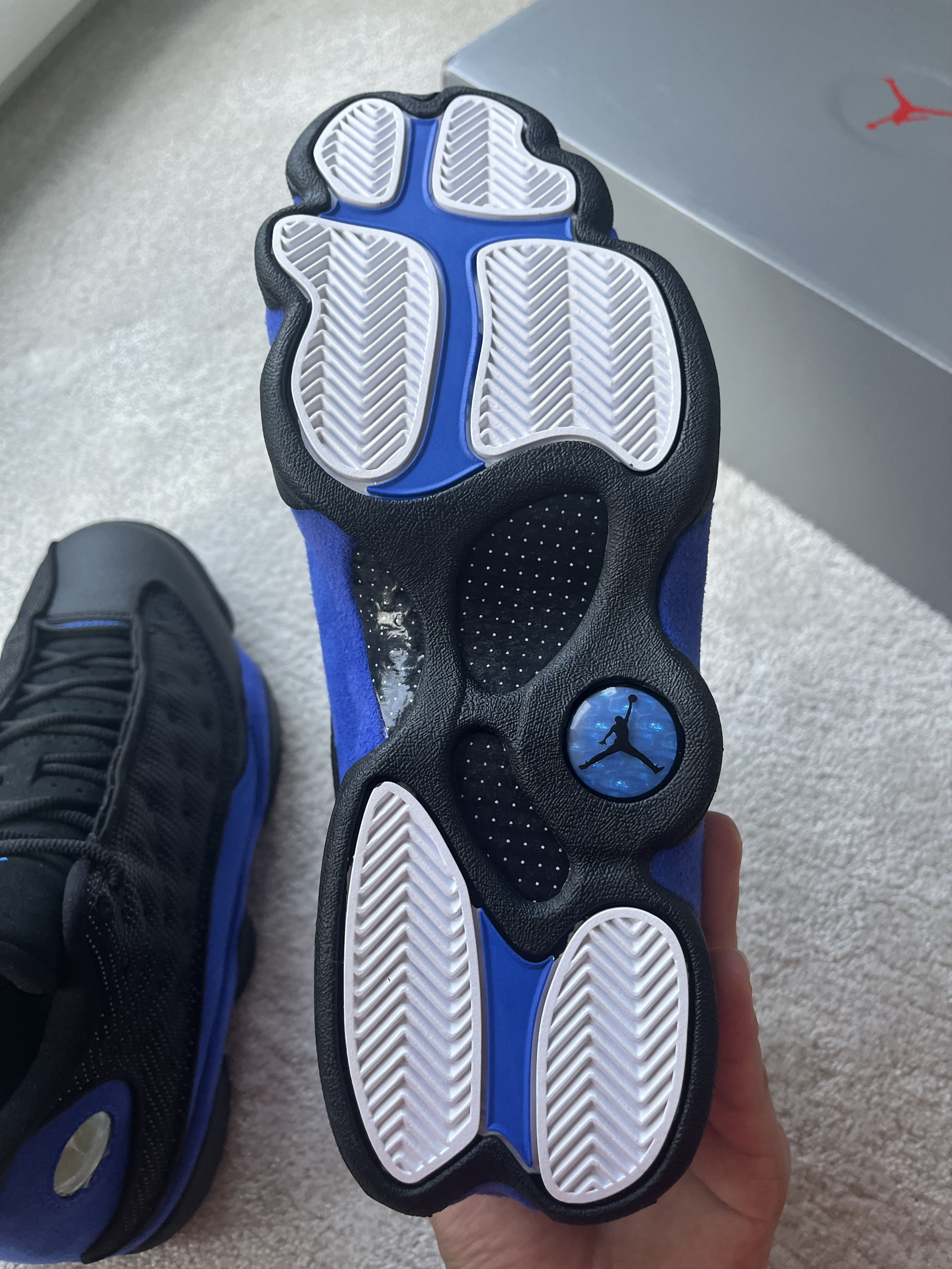 Nike Nike Air Jordan 13 Hyper Royal (Black) Size US 9 / EU 42 - 10 Thumbnail