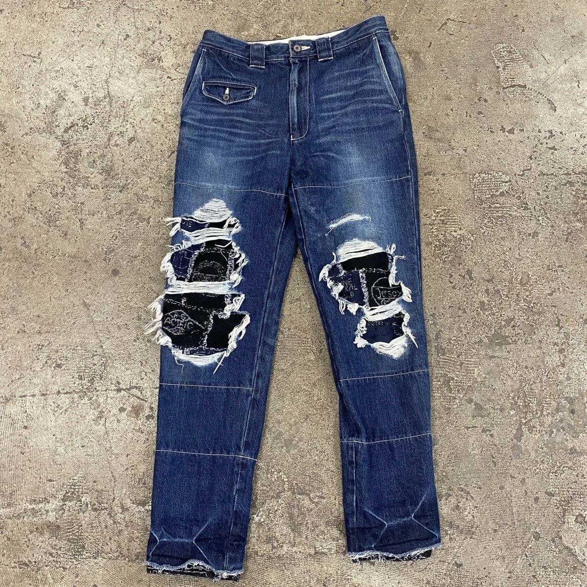 Maison MIHARA YASUHIRO Miharayasuhiro Japanese Hybrid Denim Size US 30 / EU 46 - 1 Thumbnail