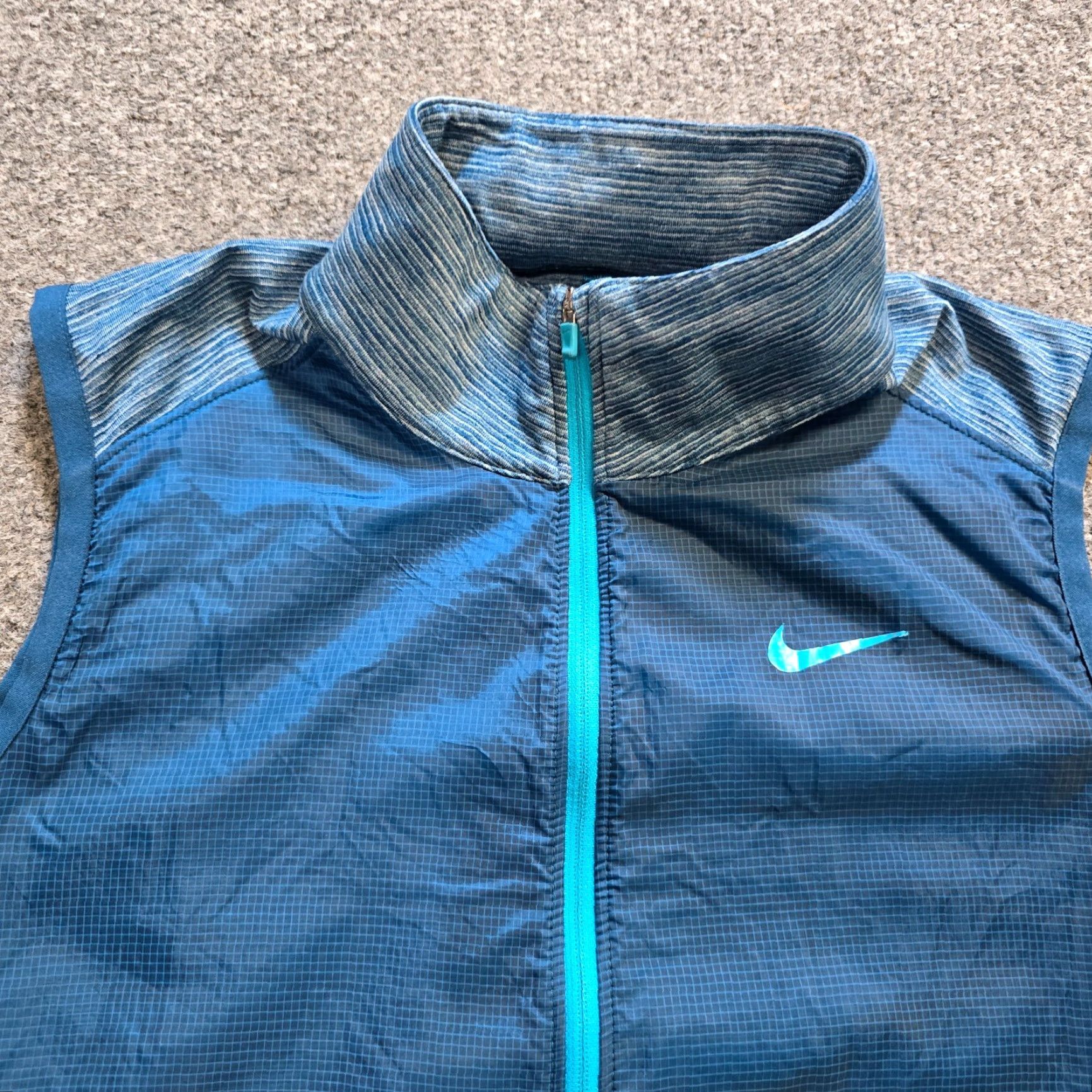 Nike Nike Vest Womens Medium Blue Golf Tour Performance Full Zip Dri Fit Casual Athletic Jacket Size M / US 6-8 / IT 42-44 - 2 Thumbnail