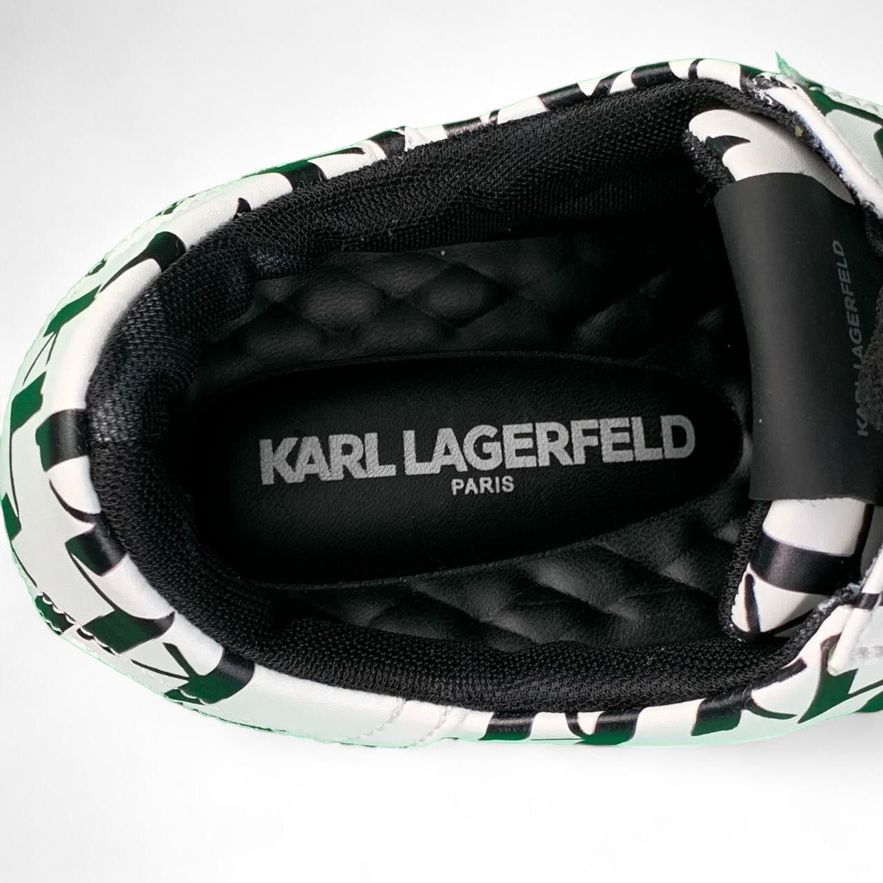 Karl Lagerfeld KARL LAGERFELD - White Leather Sneakers Logo Size US 10.5 / EU 43-44 - 9 Thumbnail