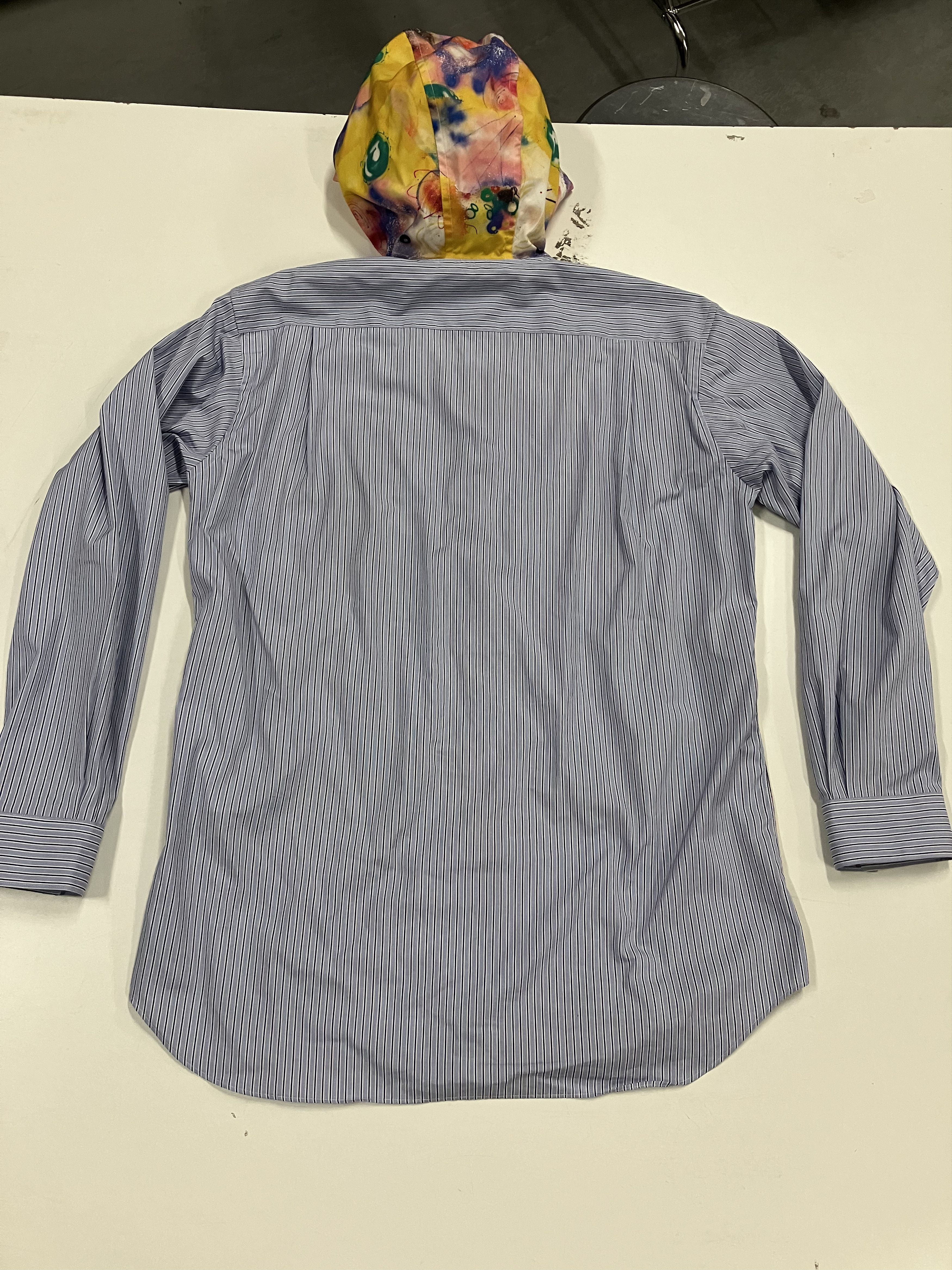 Comme des Garcons SHIRT CDG SHIRT x Futura Button Up Hooded Shirt 'Print C' Size US L / EU 52-54 / 3 - 2 Thumbnail