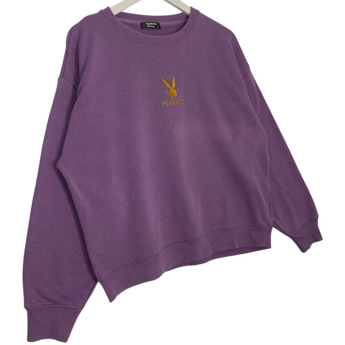 Vintage Vintage Playboy Sweatshirt Crewneck Purple Small Logo Size L Size US L / EU 52-54 / 3 - 3 Thumbnail