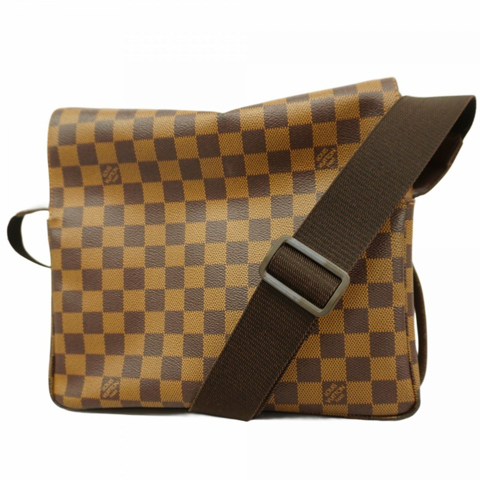 Louis Vuitton Shoulder Bag Damier Naviglio N45255 Ebene Ladies, Women's