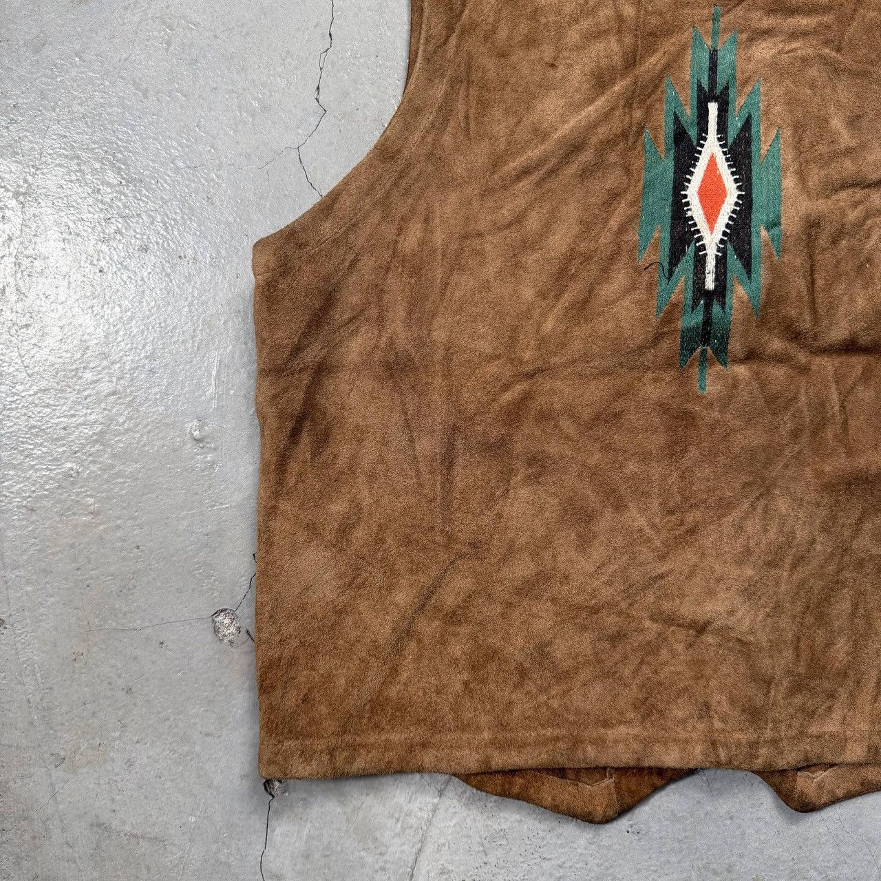 Other Vintage Gembony Suede Leather Southwestern Western Vest Size US M / EU 48-50 / 2 - 9 Thumbnail