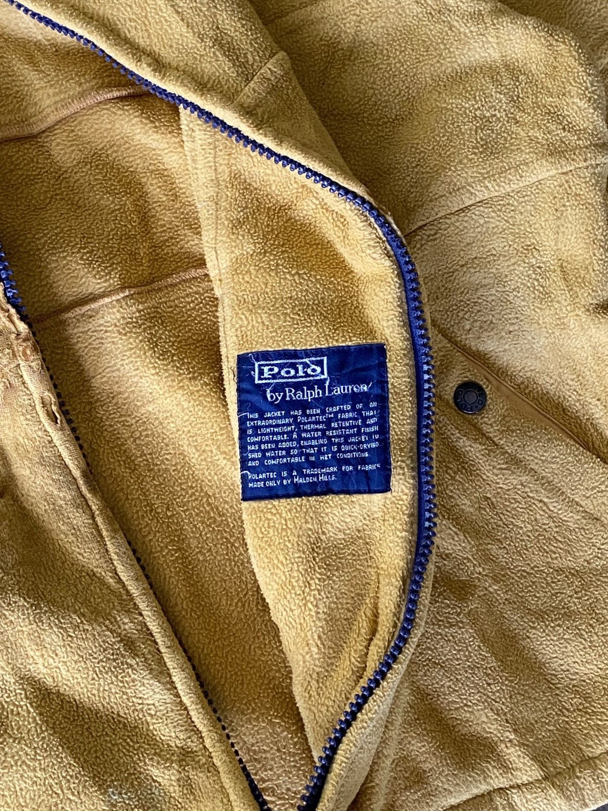 Polo Ralph Lauren VTG Mustard Polo Ralph Lauren Fleece Polartec faded Z4 Size US XL / EU 56 / 4 - 21 Thumbnail