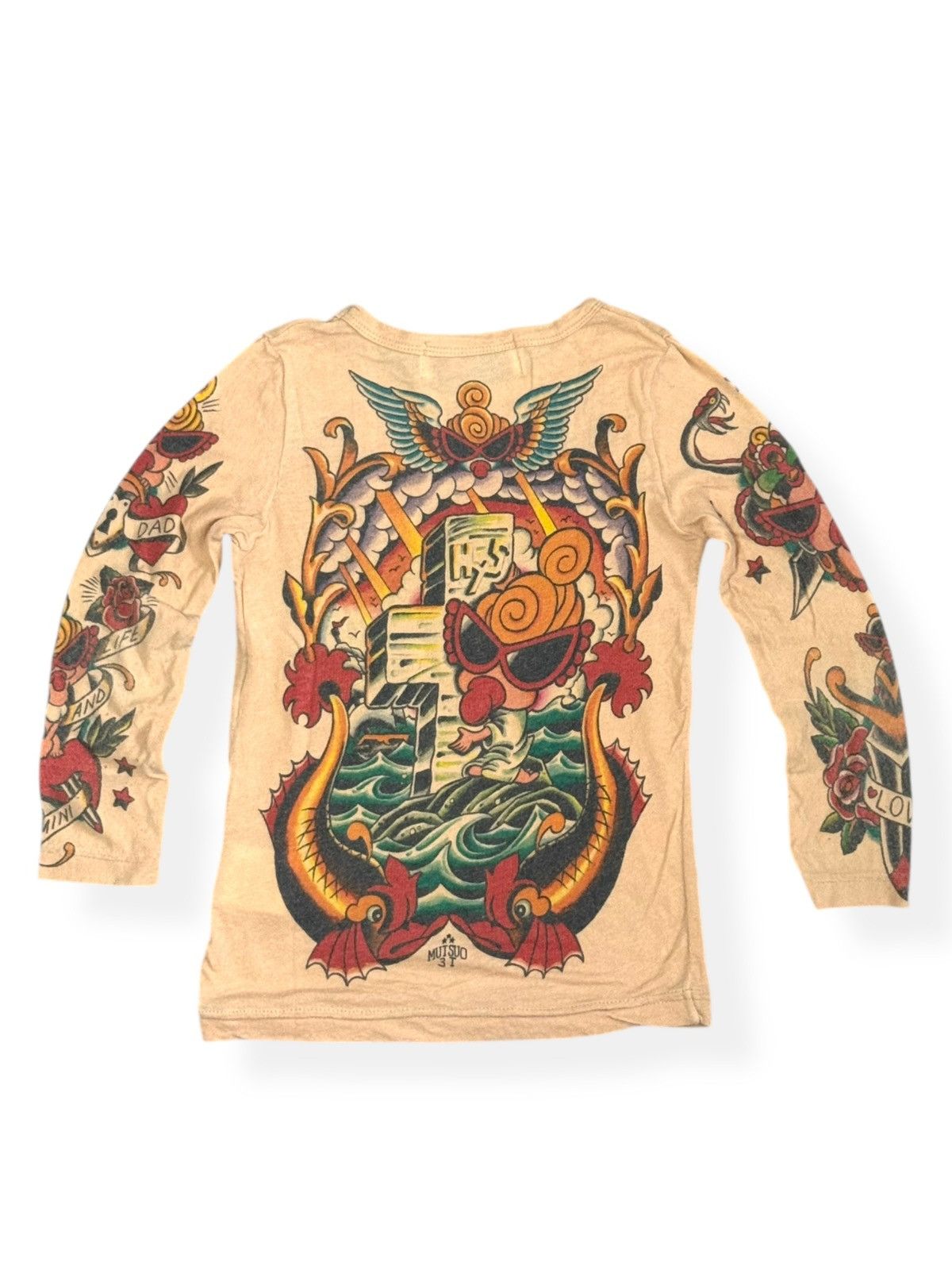 Hysteric Glamour 90s Vintage Hysteric Glamour Tattoo Long Sleeve Size ONE SIZE - 2 Thumbnail