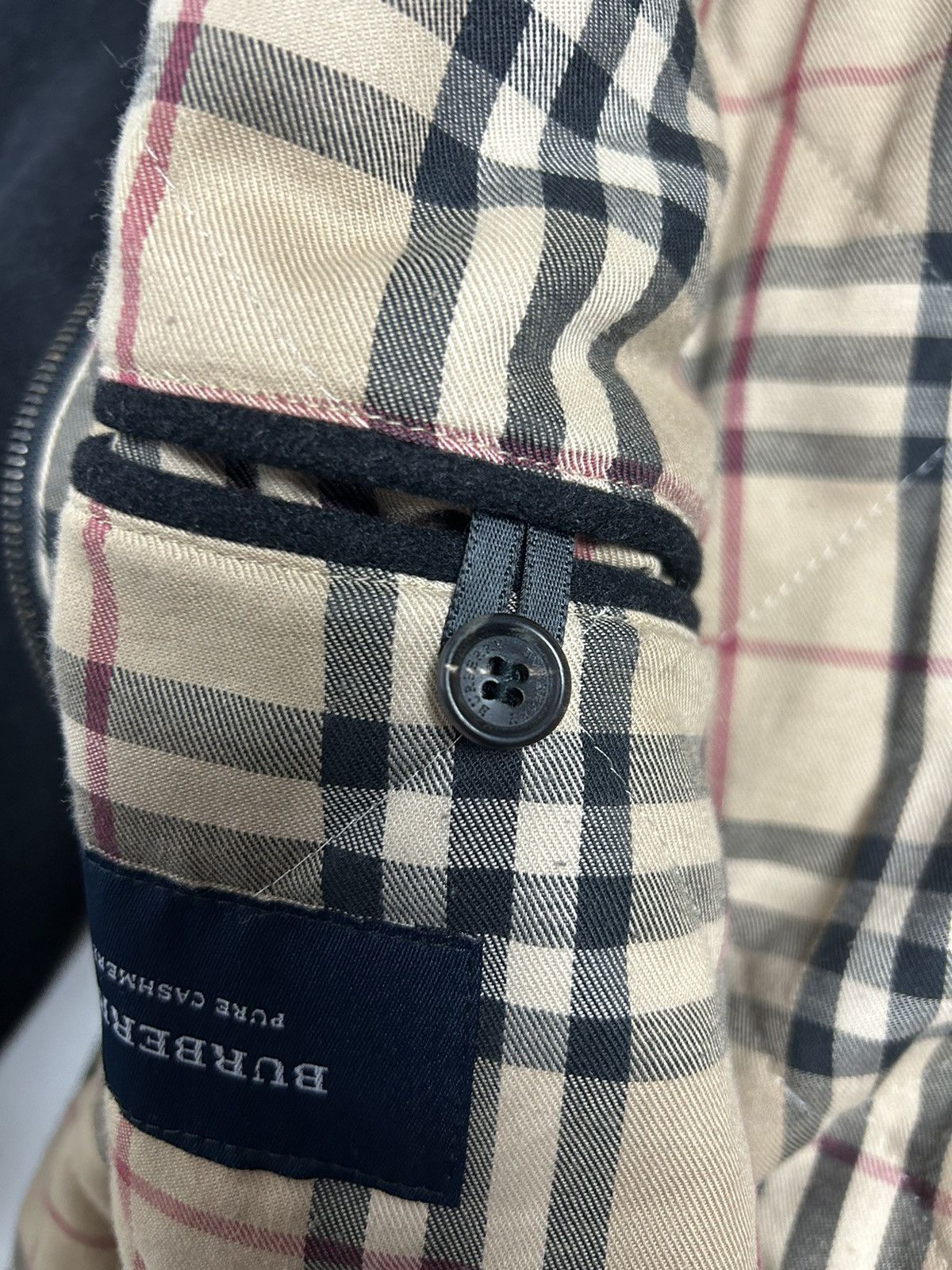 Burberry × Vintage Burberry Cashmere Bomber Size US XL / EU 56 / 4 - 7 Thumbnail