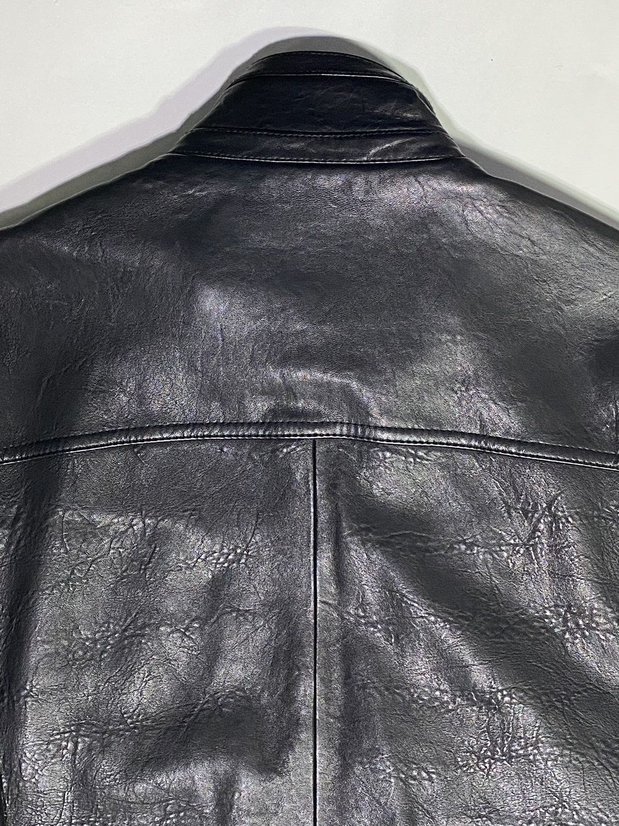 Earnest Sewn × Vintage Earnest Sewn Leather racing Jacket (sz Med) NWOT Size US M / EU 48-50 / 2 - 13 Thumbnail