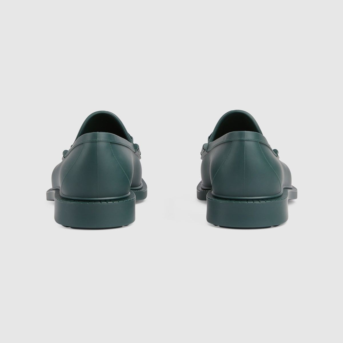 Gucci o1s1wg110125 Enameled Horsebit Loafers in Dark Green Size US 8.5 / EU 41-42 - 4 Thumbnail
