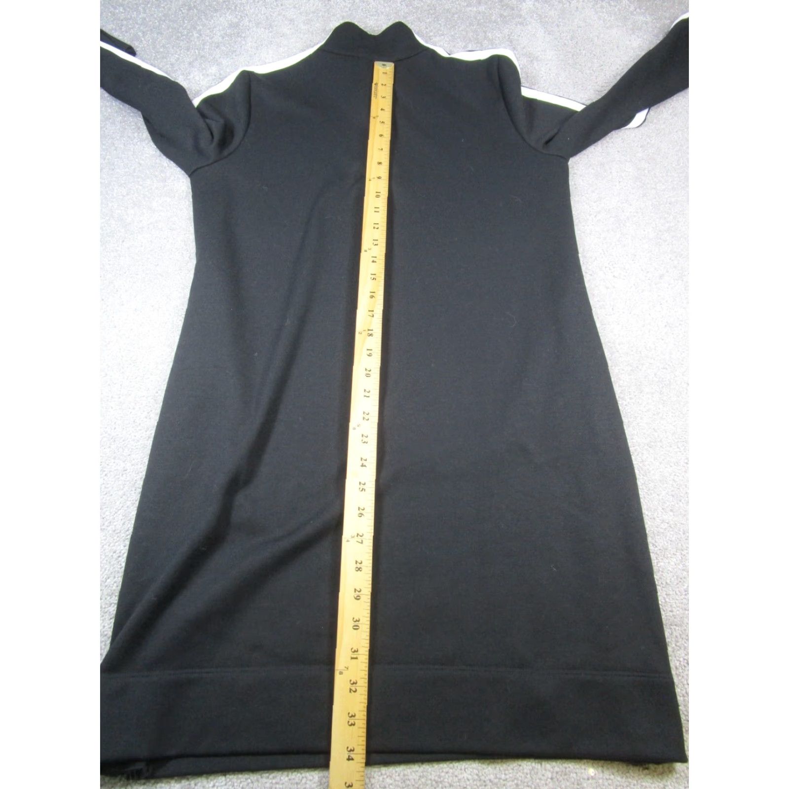 Athleta Athleta Dress Womens Medium Black White Quarter Zip Bodycon Size M / US 6-8 / IT 42-44 - 7 Thumbnail
