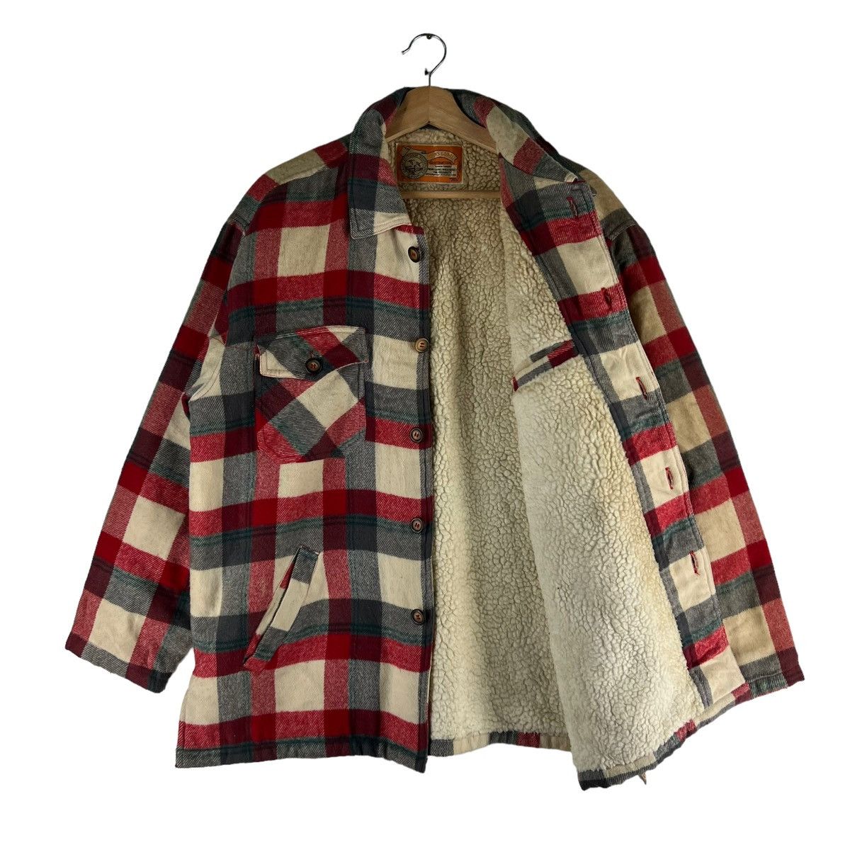 Flannel 🔥90’s Vintage Wool Flannel Jacket Mens Gumu Issey Miyake Size US M / EU 48-50 / 2 - 5 Thumbnail