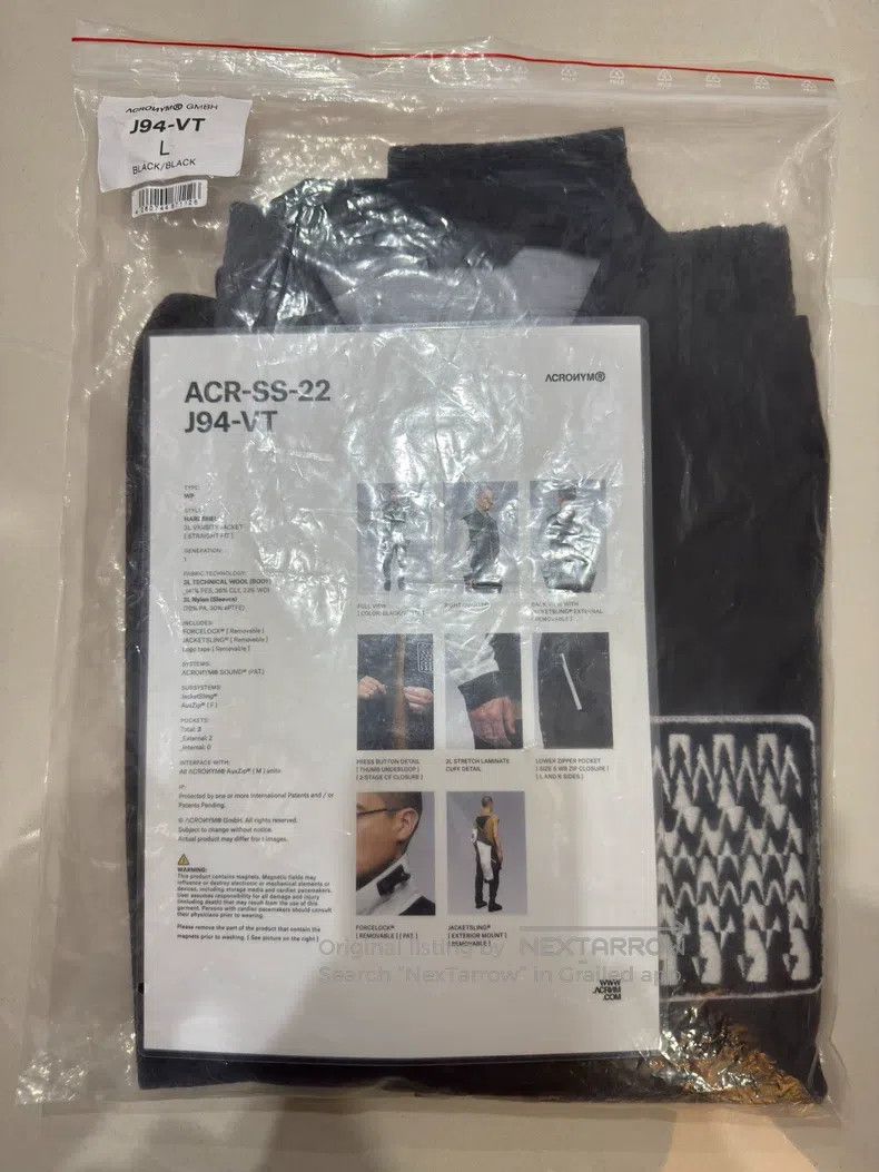 Acronym Acronym overcoat Size US L / EU 52-54 / 3 - 5 Thumbnail