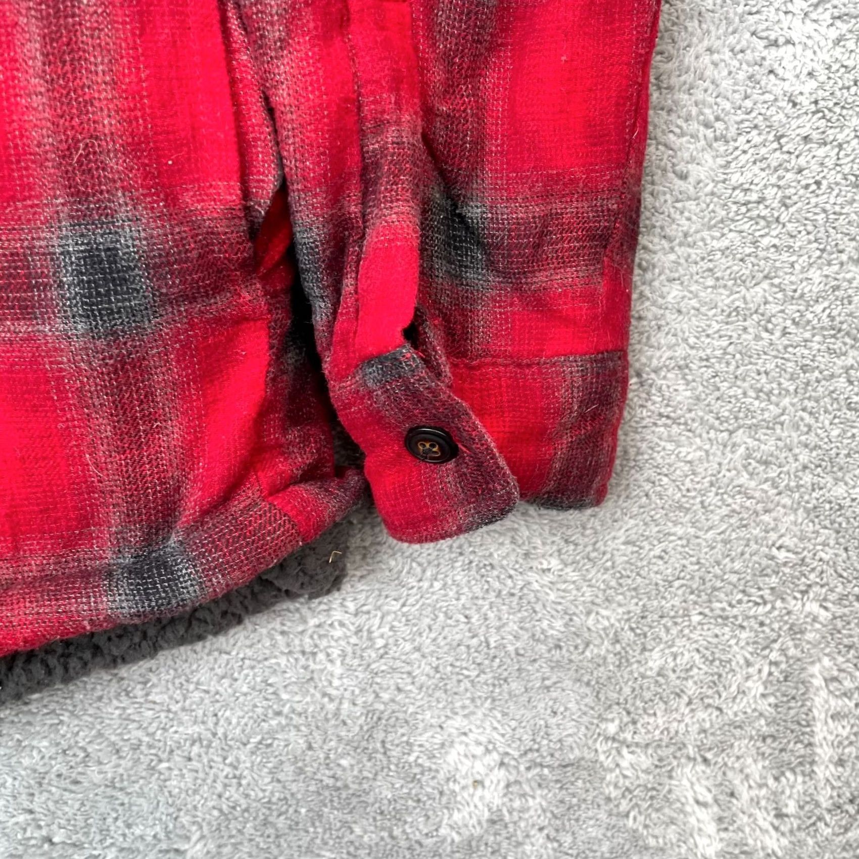 Vintage Coleman Jacket Mens M Red Plaid Buffalo Sherpa Lined Shacket Coat Flannel Shirt Coat Jacket Size US M / EU 48-50 / 2 - 2 Thumbnail