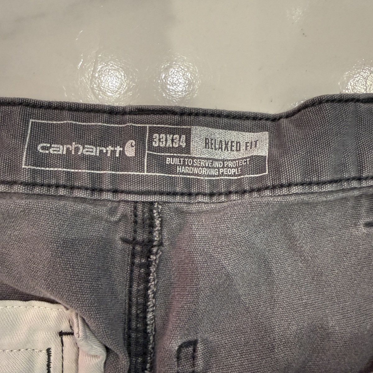 Carhartt Carhartt Double Knee Pants - 33 x 34 Size US 33 - 4 Thumbnail