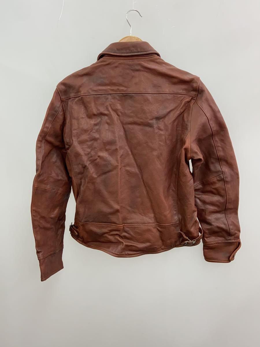 Avirex Avirex Sheep Leather Single Rider Jacket Brown Size US M / EU 48-50 / 2 - 2 Thumbnail