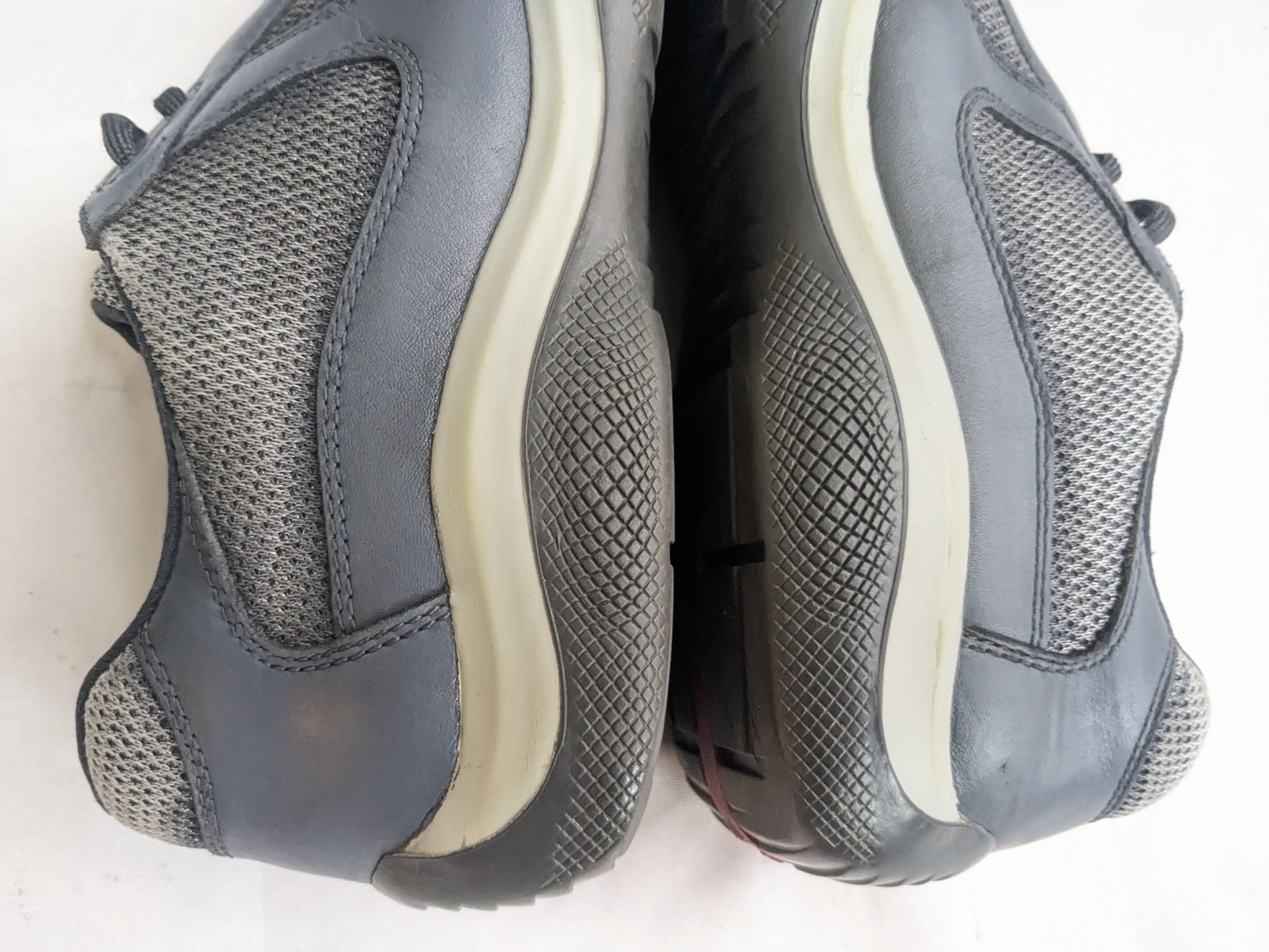 Prada Prada America's Cup Sneakers Gray Leather 9 Low Size US 9 / EU 42 - 13 Thumbnail