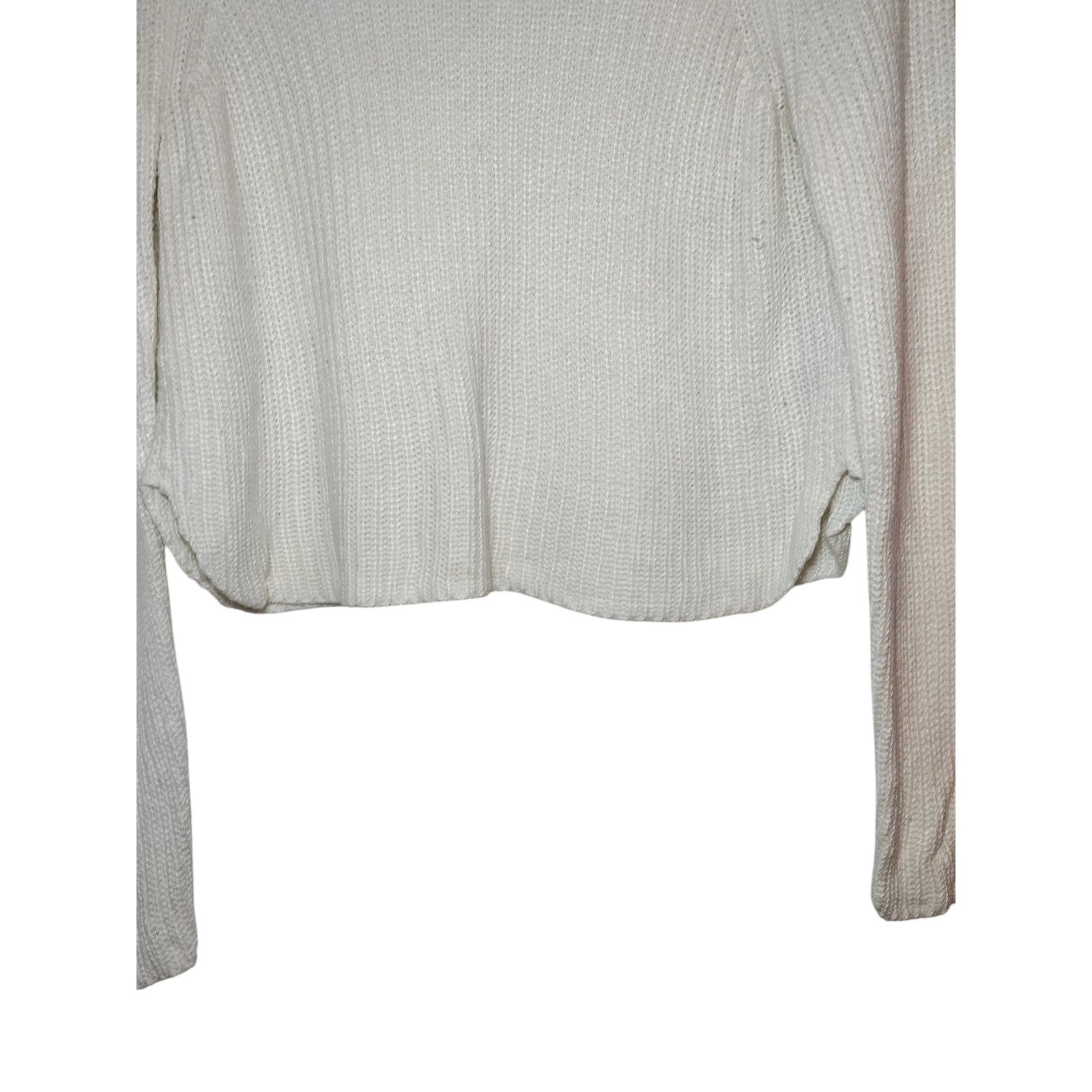 American Apparel American Apparel Sweater Long Sleeves Rib Knit White Small Size S / US 4 / IT 40 - 10 Thumbnail