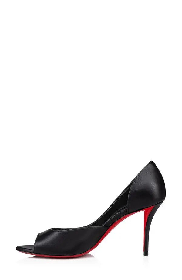 Christian Louboutin oc11z0125 Open Apostropha 80mm Pumps in Black Size US 9 / IT 39 - 2 Thumbnail