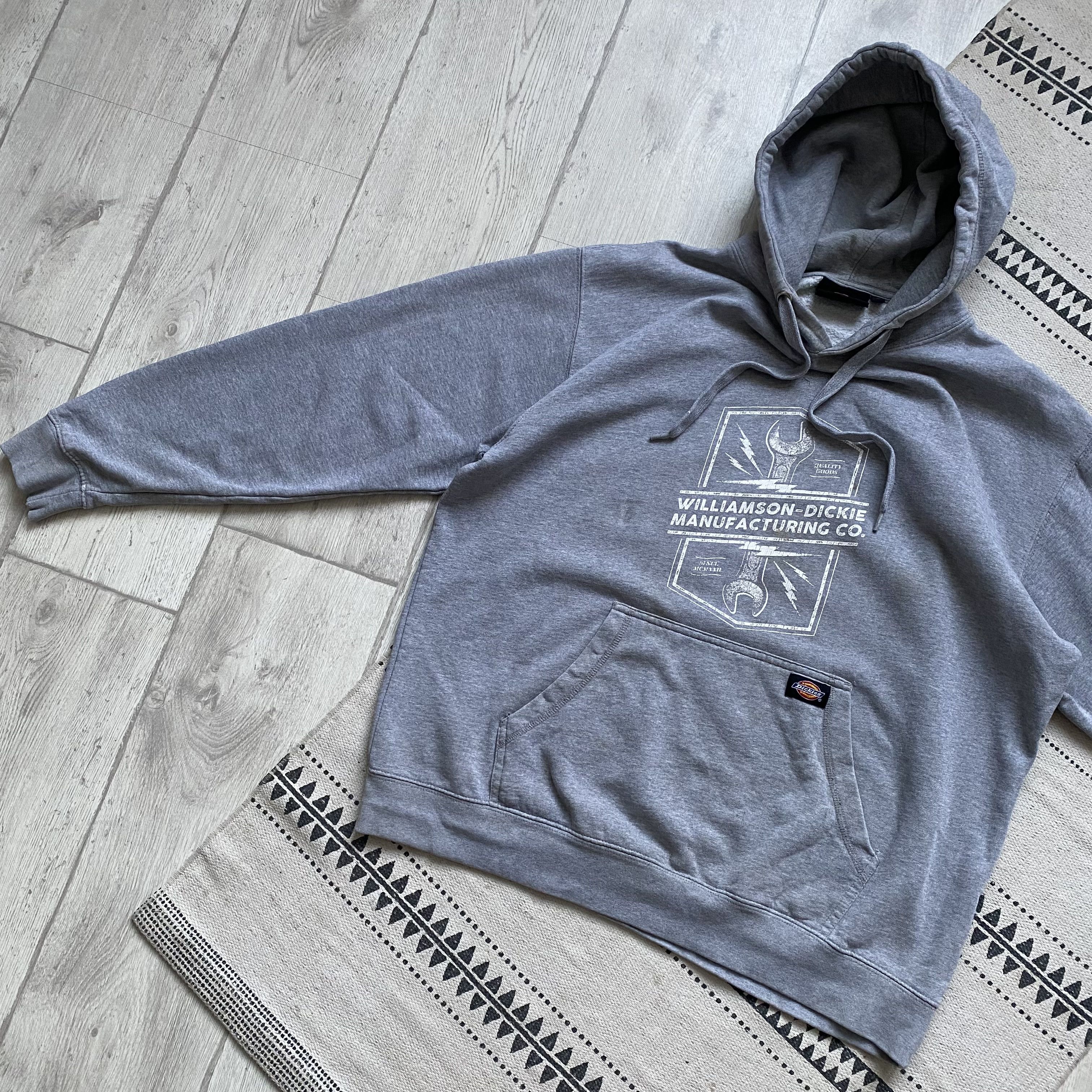 Carhartt 🛠️ Vintage Work Dickies Boxy hoodie distressed 2000s Size US L / EU 52-54 / 3 - 10 Thumbnail